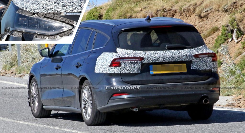  2022 Ford Focus Wagon Facelift Spied Showing Redesigned Light Units