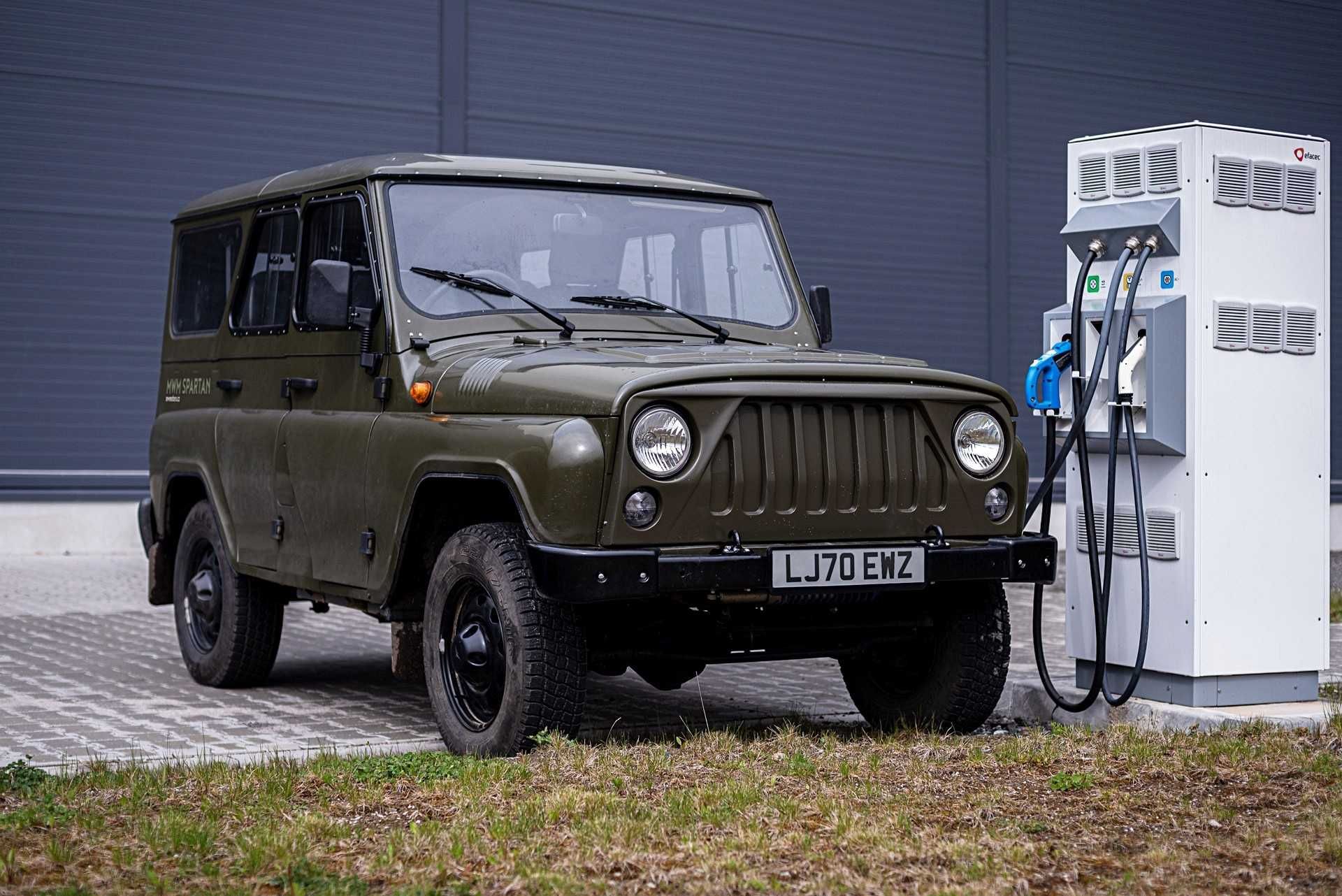 MWM Spartan Electromod Is Based On UAZ Hunter Russian Off-Roader