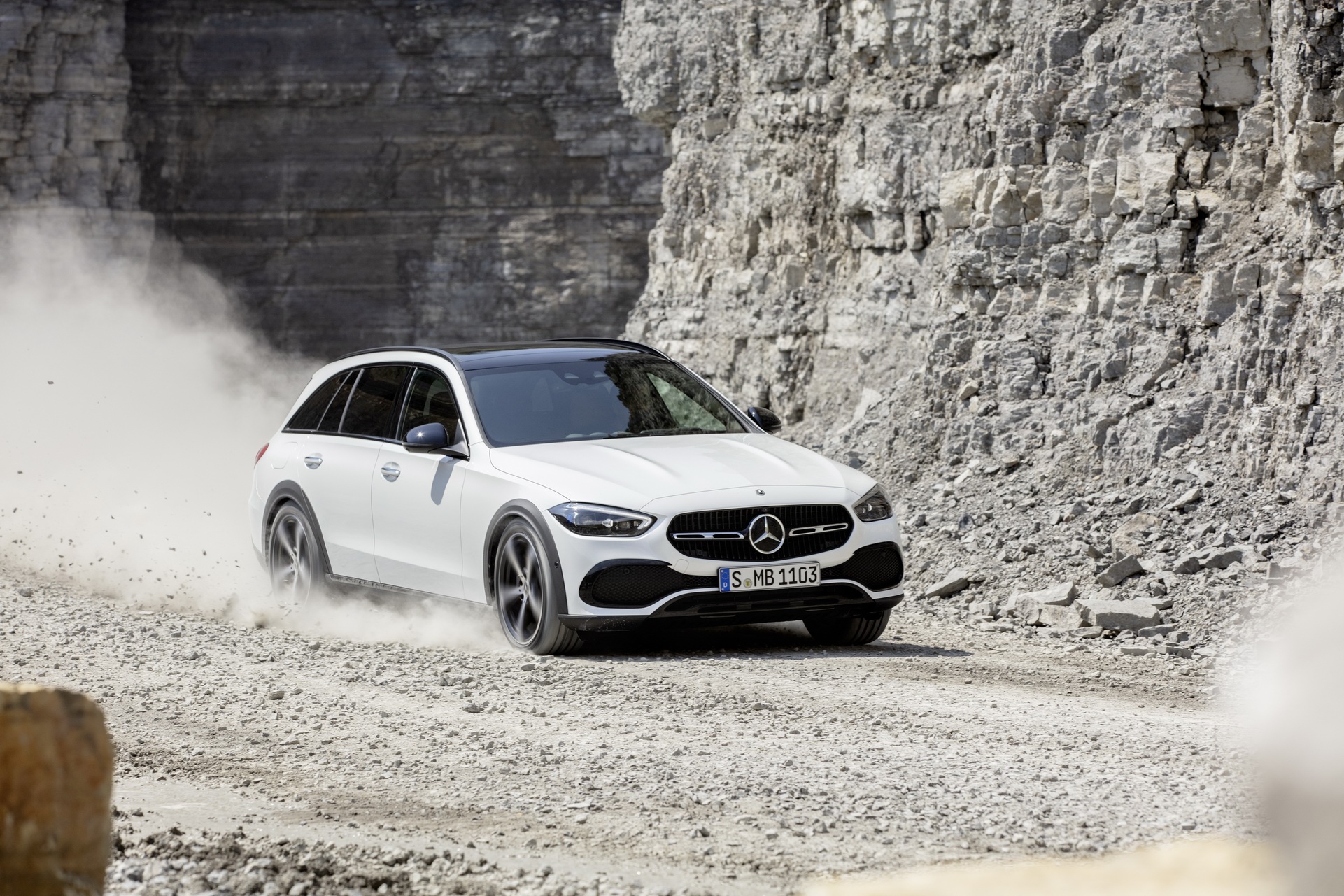 2022 Mercedes-Benz C-Class All Terrain Climbs Its Way Up To Munich