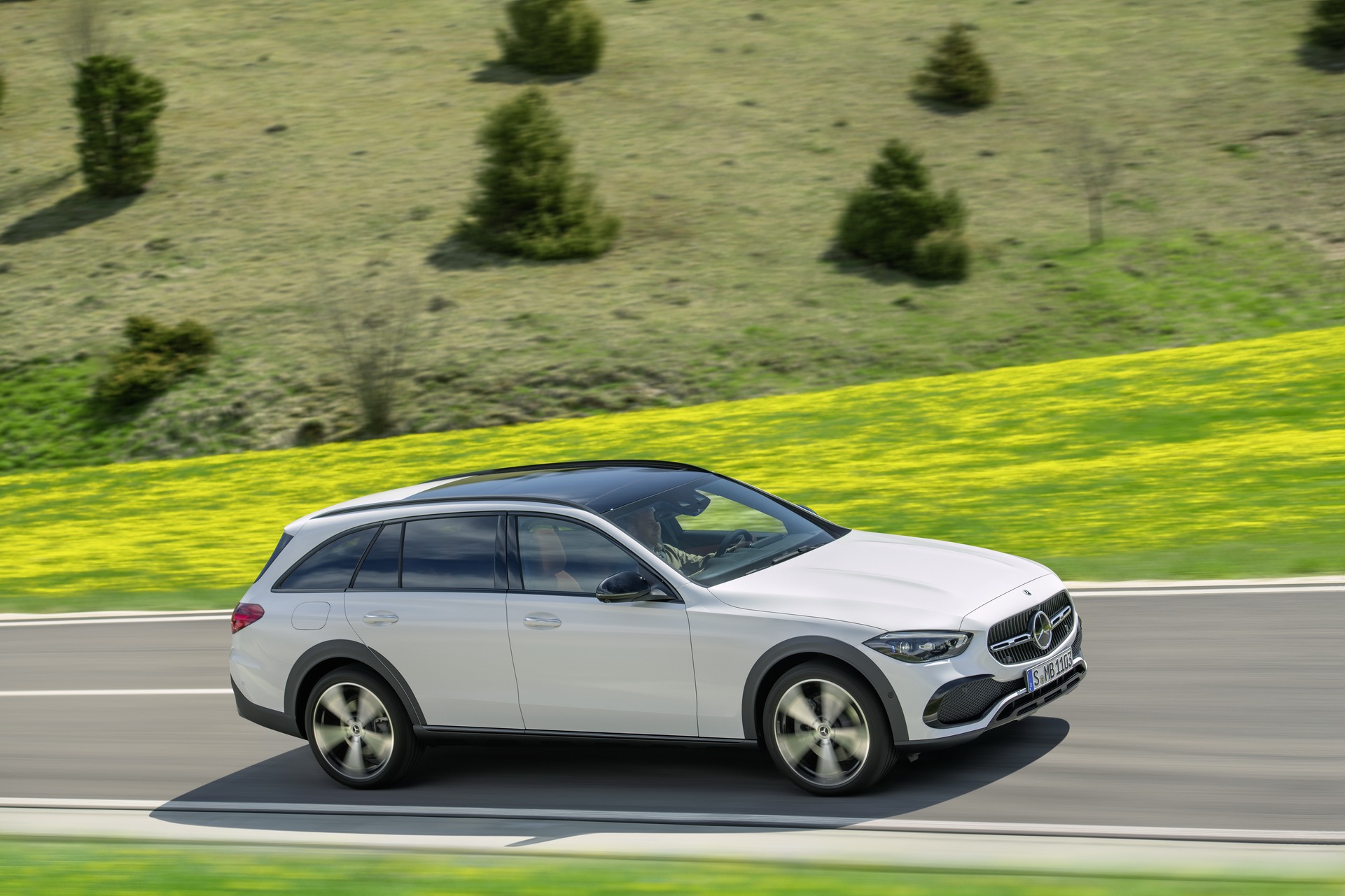 2022 Mercedes-Benz C-Class All Terrain Climbs Its Way Up To Munich