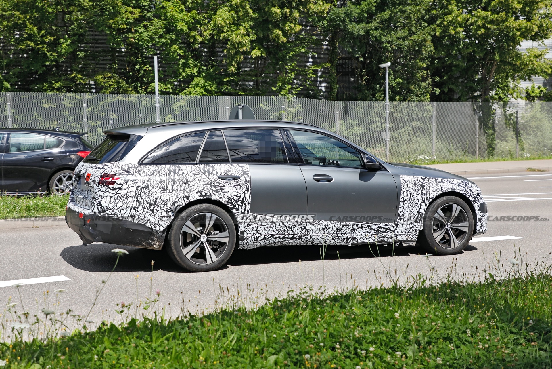 Soon To Be Unveiled 2022 Mercedes C-Class All-Terrain Spied With Less Camo