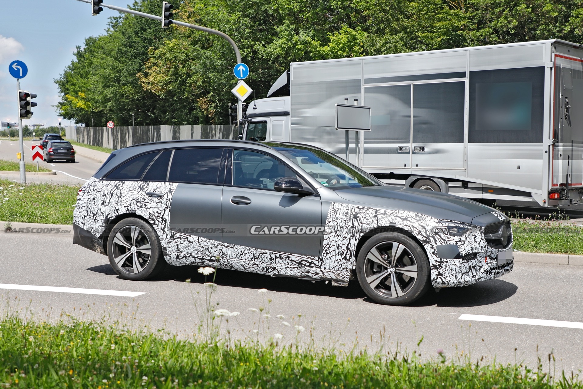 Soon To Be Unveiled 2022 Mercedes C-Class All-Terrain Spied With Less Camo