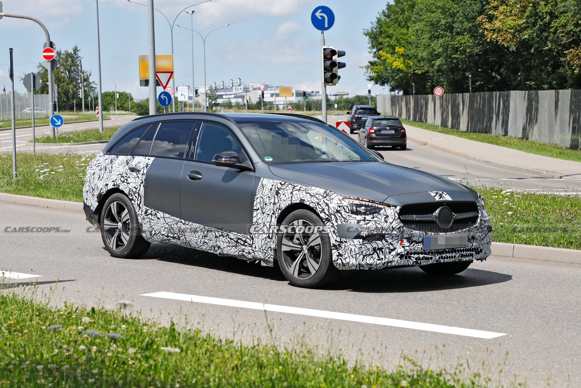 Soon To Be Unveiled 2022 Mercedes C-Class All-Terrain Spied With Less Camo
