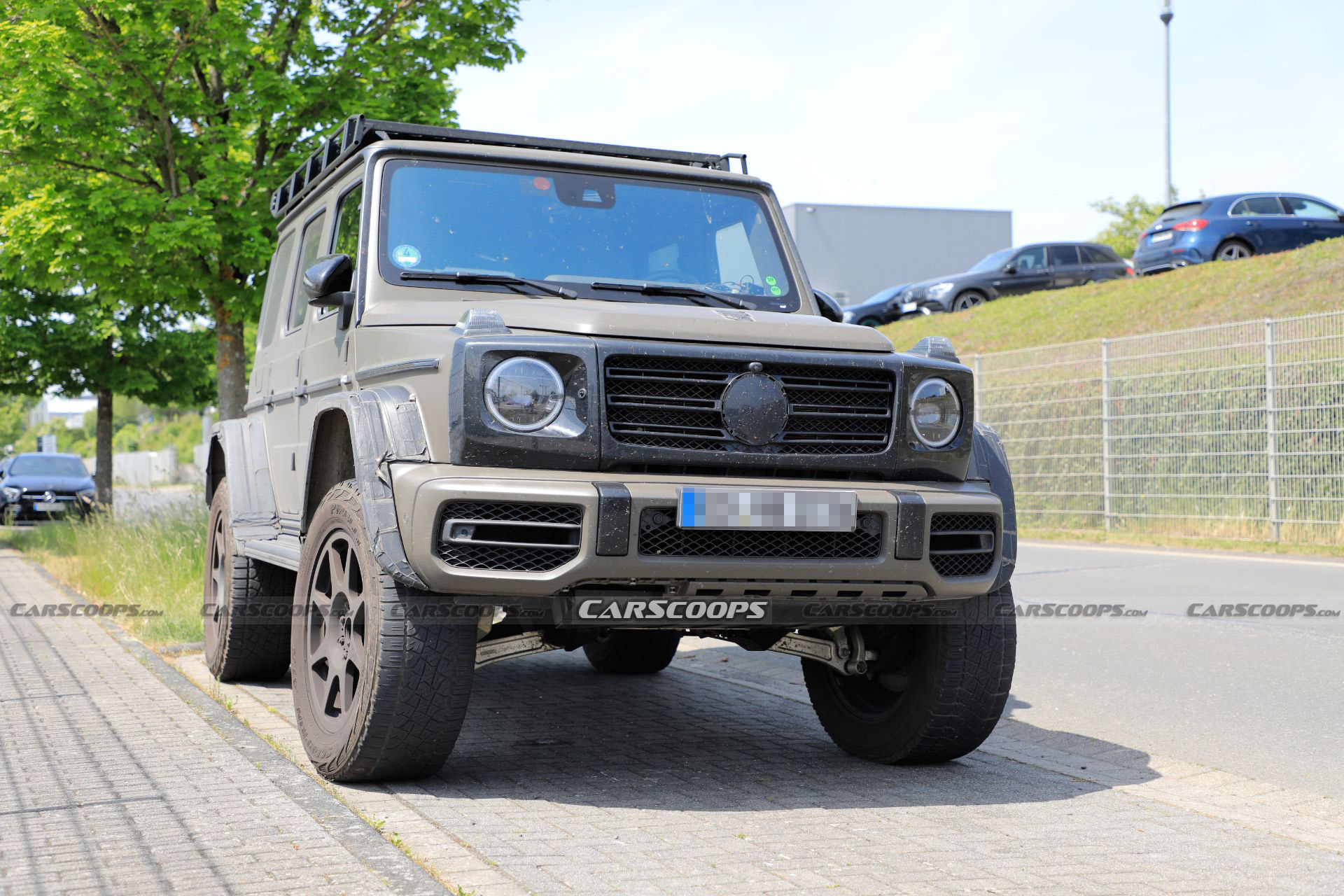New Mercedes-AMG G-Class 4×4² Is Getting Ready For Munich With A Military-Style Wrap