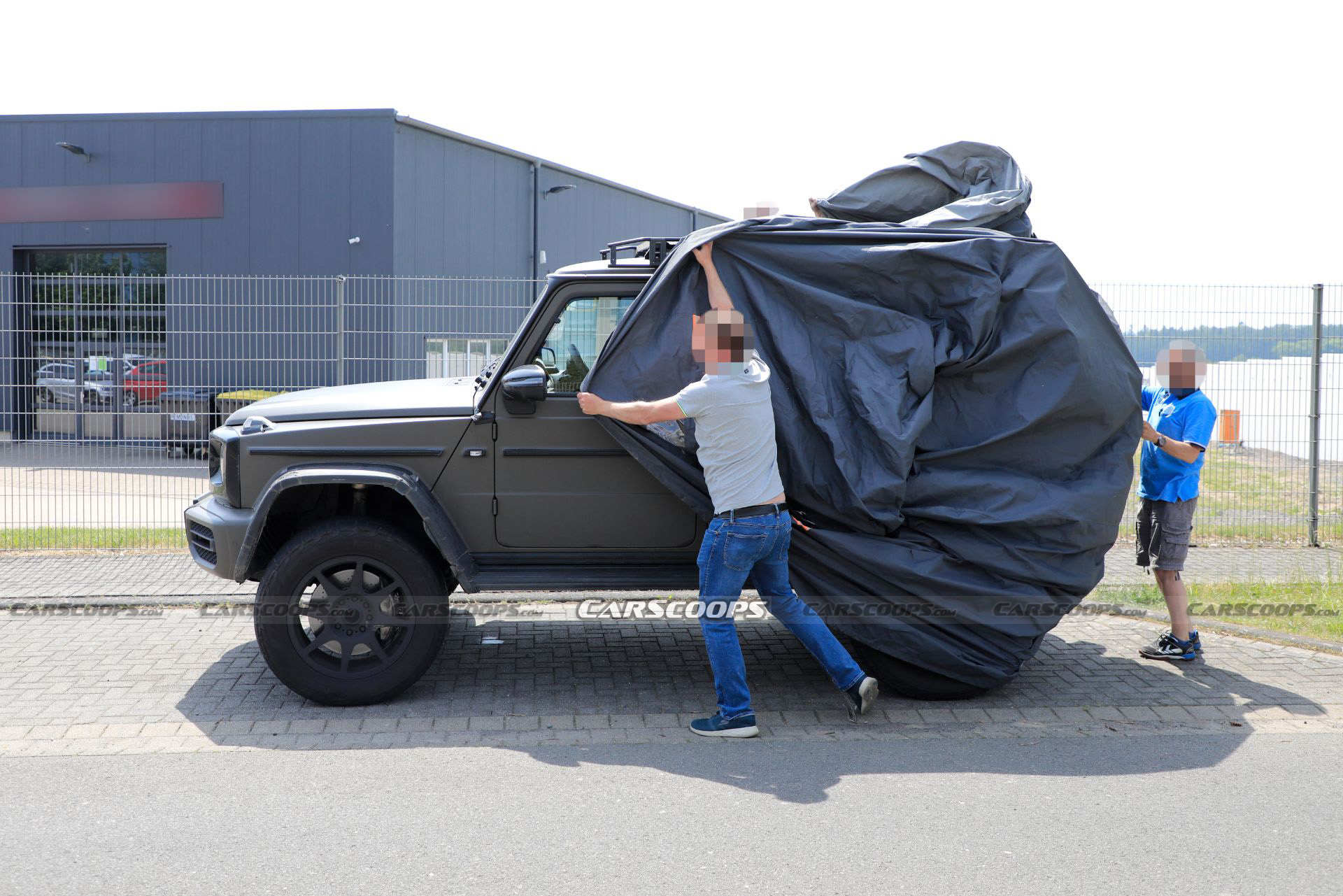 New Mercedes-AMG G-Class 4×4² Is Getting Ready For Munich With A Military-Style Wrap