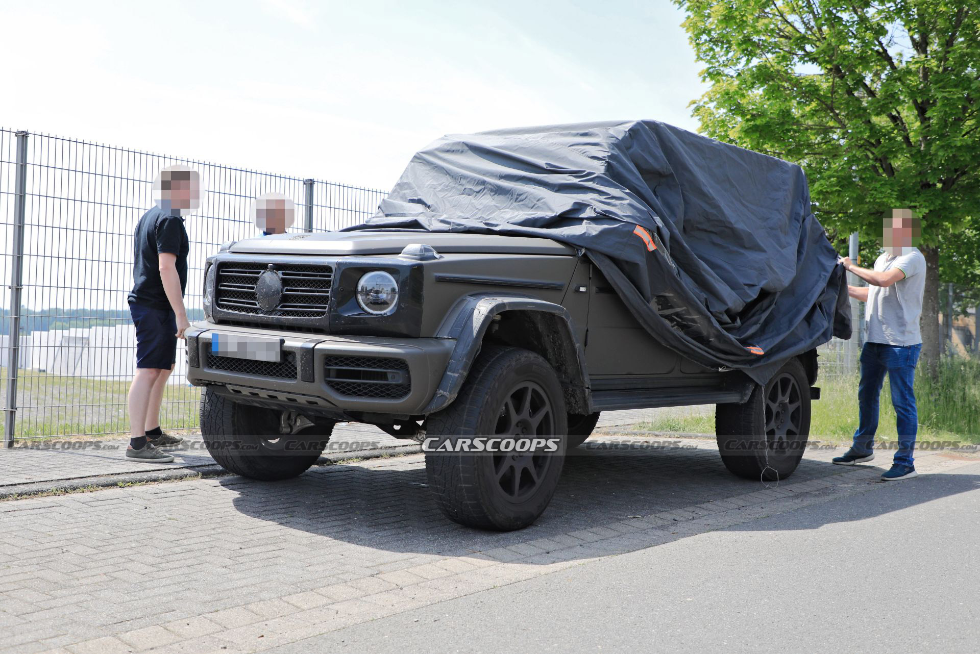 New Mercedes-AMG G-Class 4×4² Is Getting Ready For Munich With A Military-Style Wrap