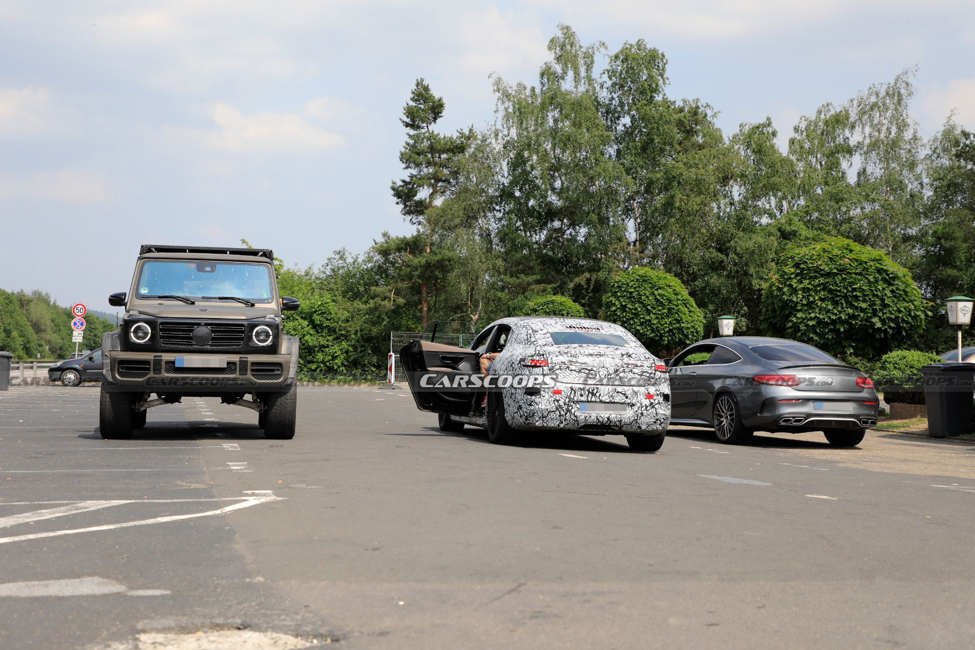 New Mercedes-AMG G-Class 4×4² Is Getting Ready For Munich With A Military-Style Wrap