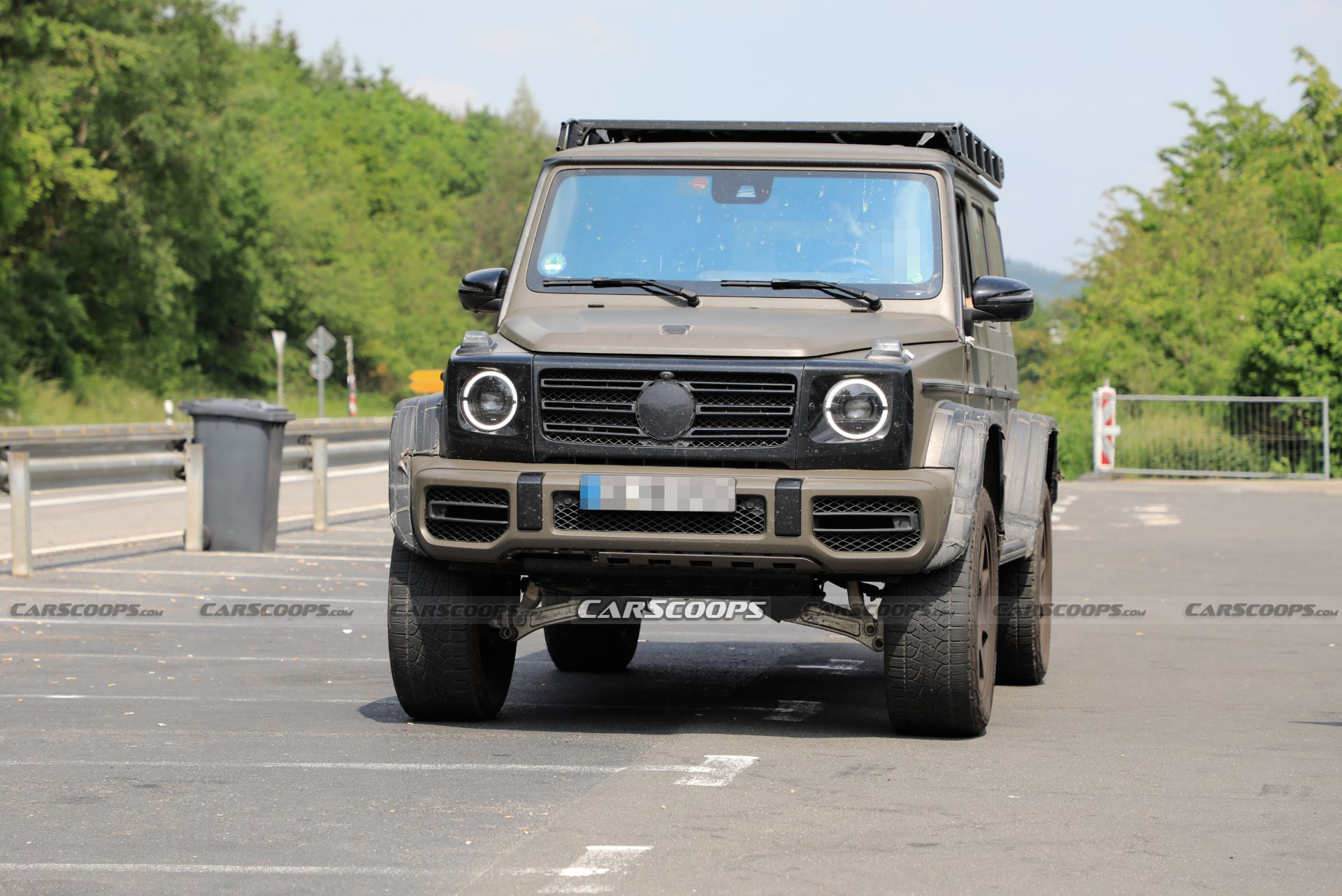 New Mercedes-AMG G-Class 4×4² Is Getting Ready For Munich With A Military-Style Wrap