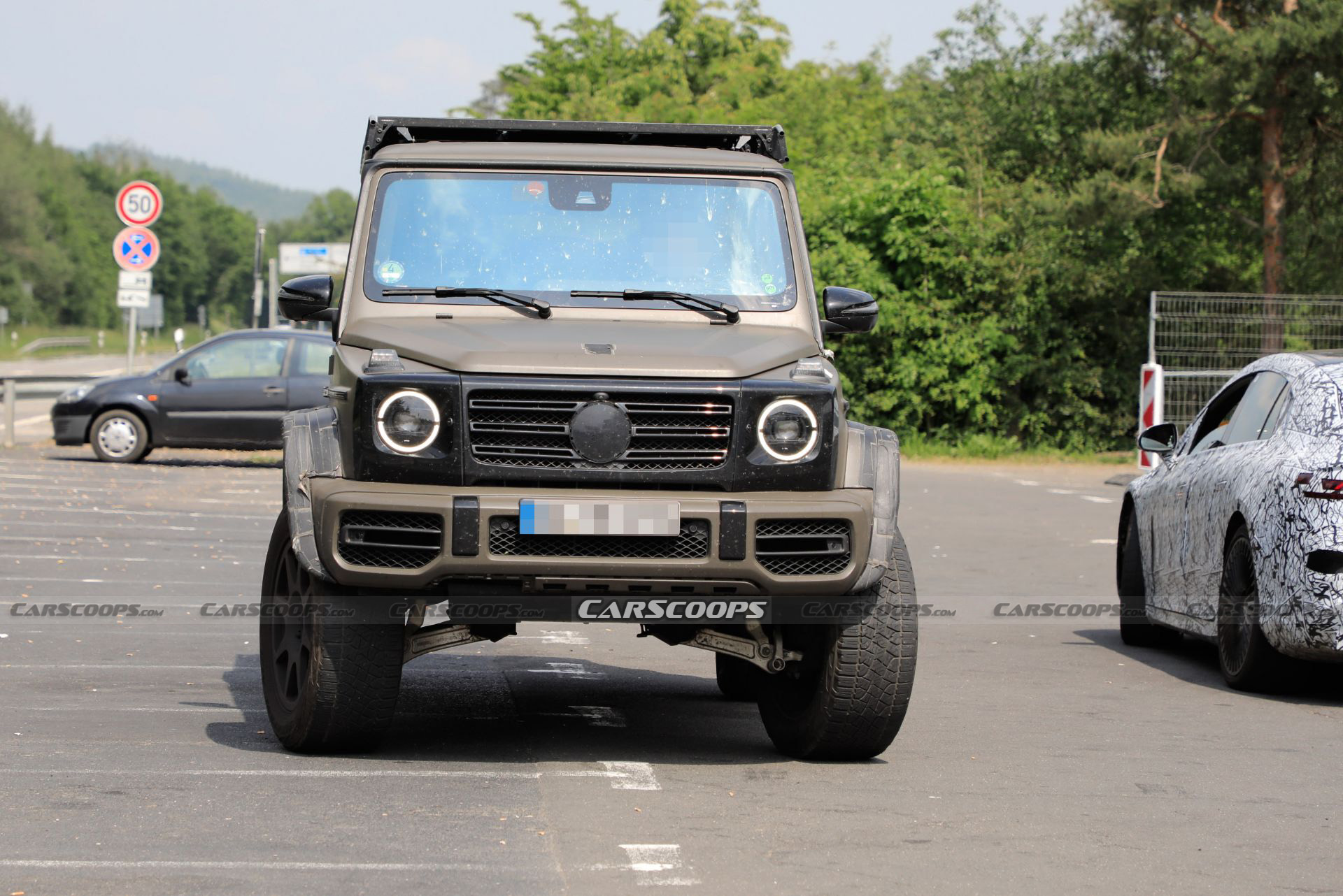 New Mercedes-AMG G-Class 4×4² Is Getting Ready For Munich With A Military-Style Wrap