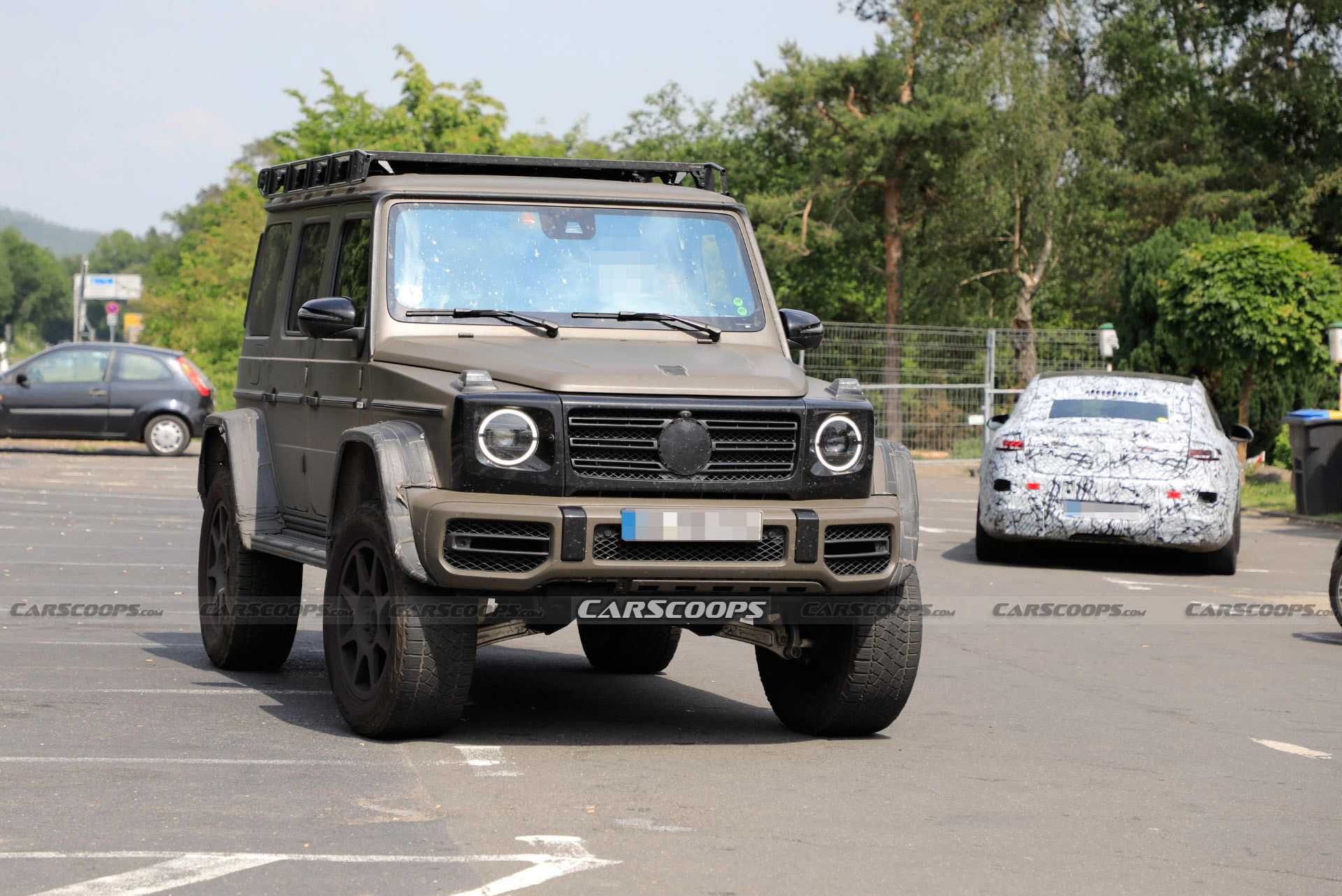 New Mercedes-AMG G-Class 4×4² Is Getting Ready For Munich With A Military-Style Wrap