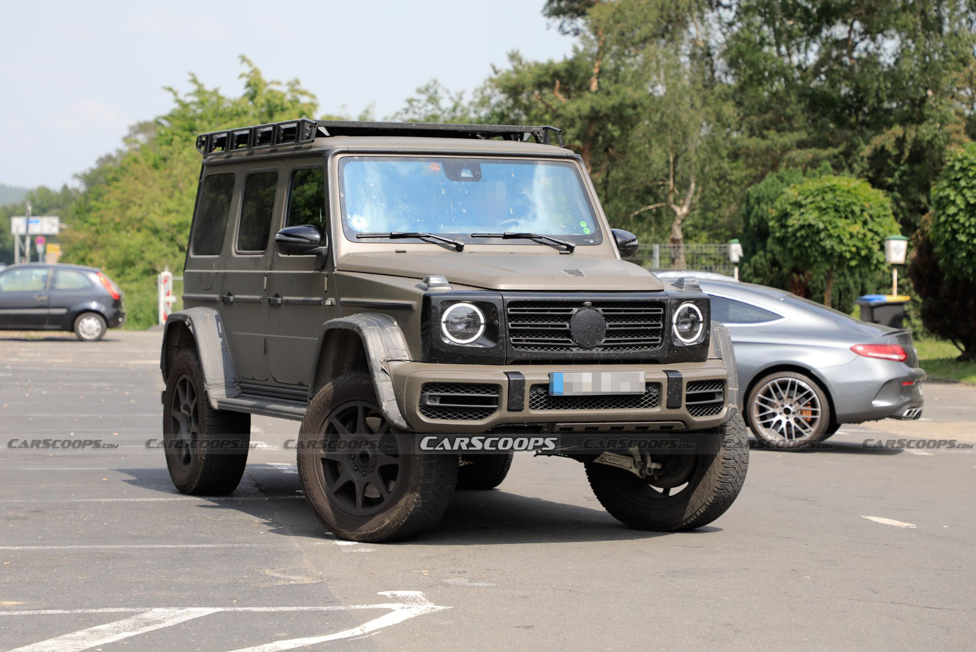 New Mercedes-AMG G-Class 4×4² Is Getting Ready For Munich With A Military-Style Wrap