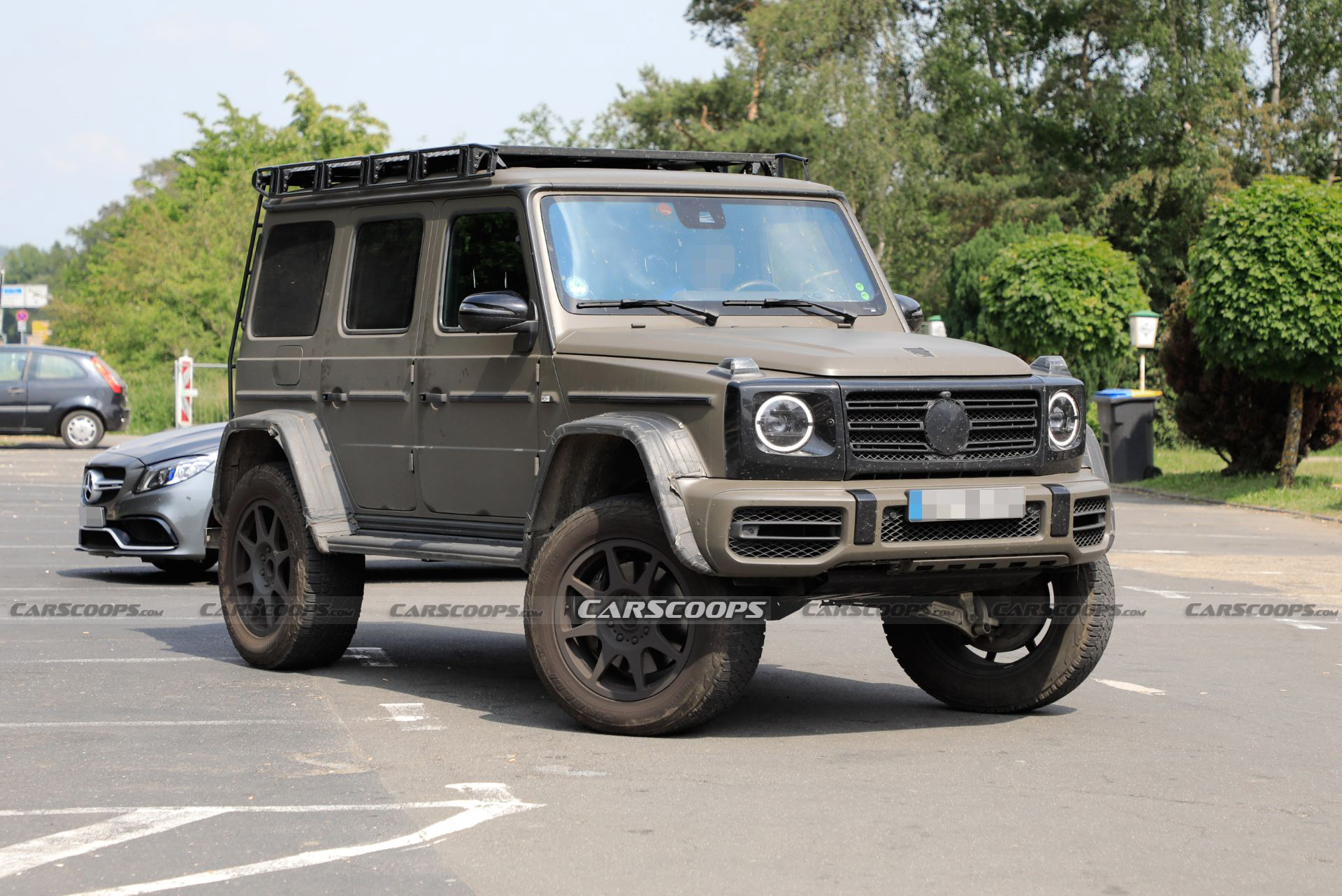 New Mercedes-AMG G-Class 4×4² Is Getting Ready For Munich With A Military-Style Wrap