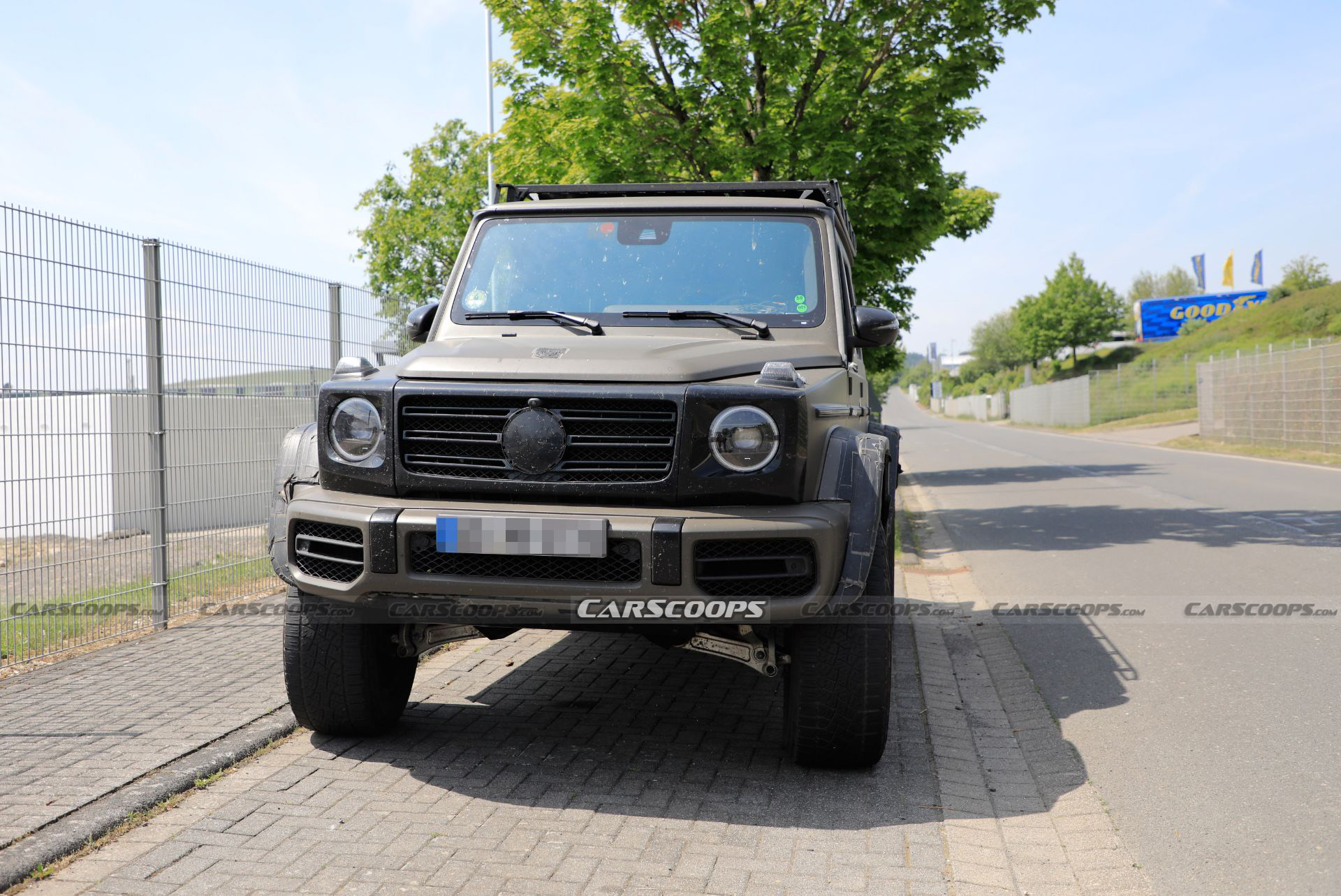 New Mercedes-AMG G-Class 4×4² Is Getting Ready For Munich With A Military-Style Wrap