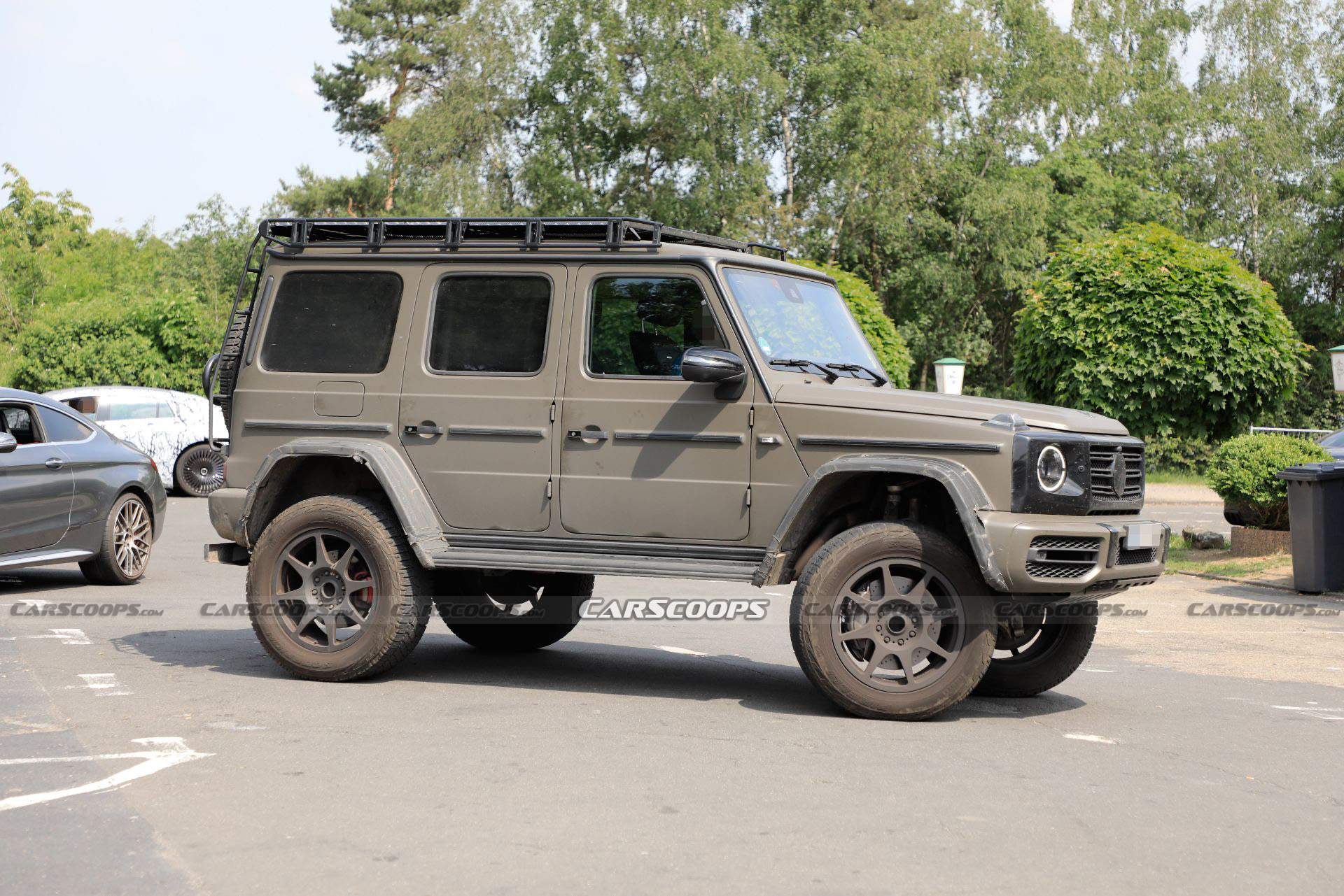 New Mercedes-AMG G-Class 4×4² Is Getting Ready For Munich With A Military-Style Wrap