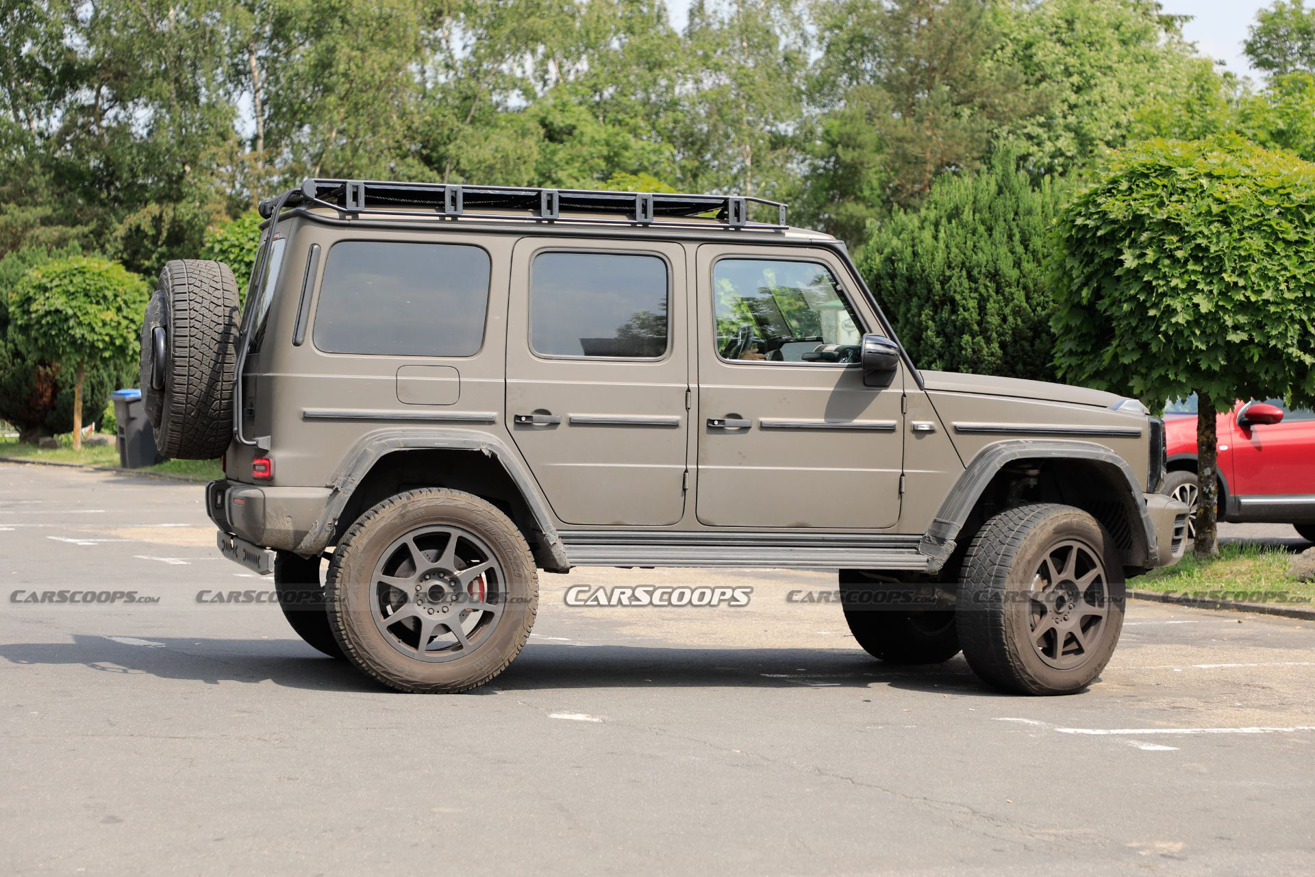 New Mercedes-AMG G-Class 4×4² Is Getting Ready For Munich With A Military-Style Wrap