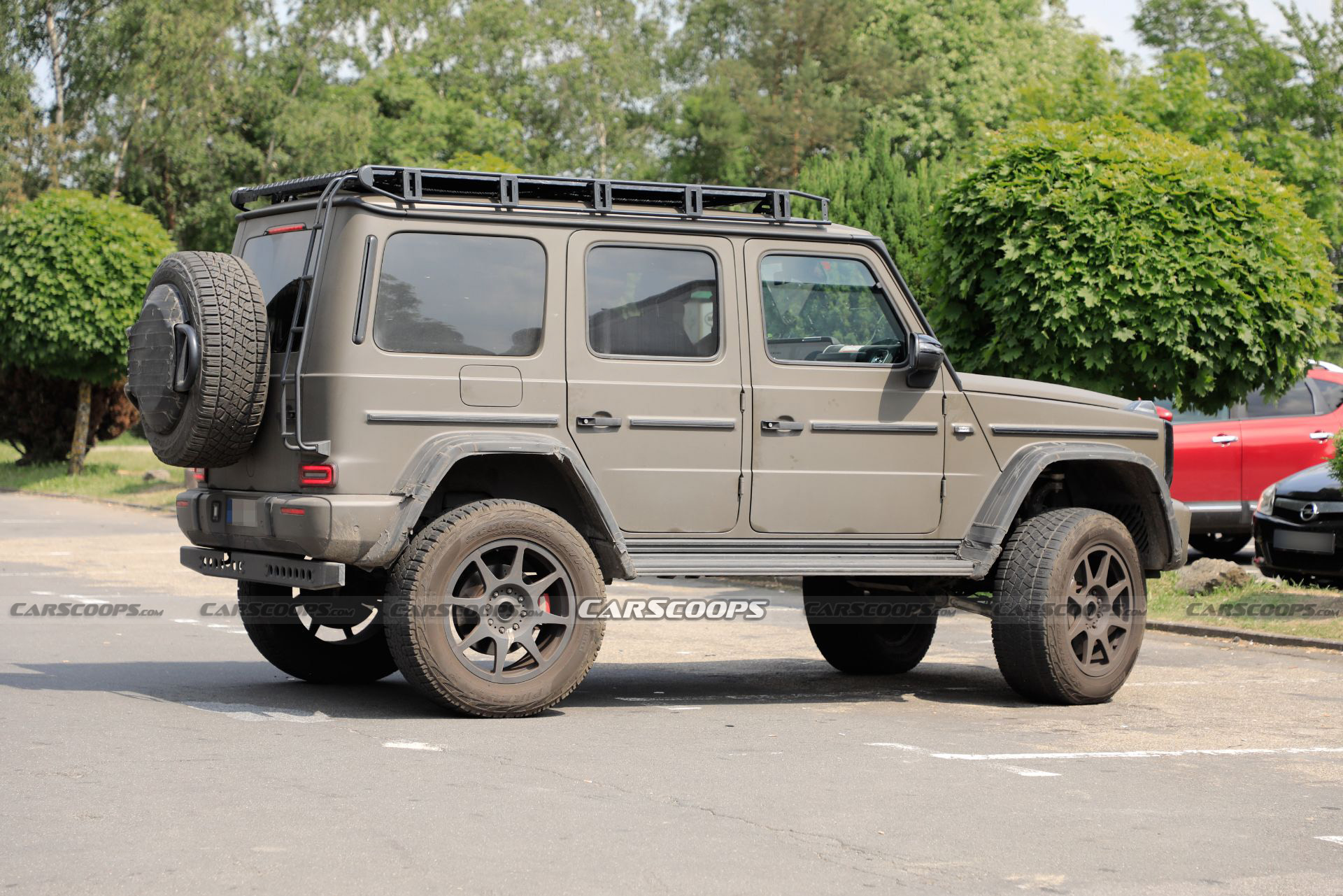 New Mercedes-AMG G-Class 4×4² Is Getting Ready For Munich With A Military-Style Wrap