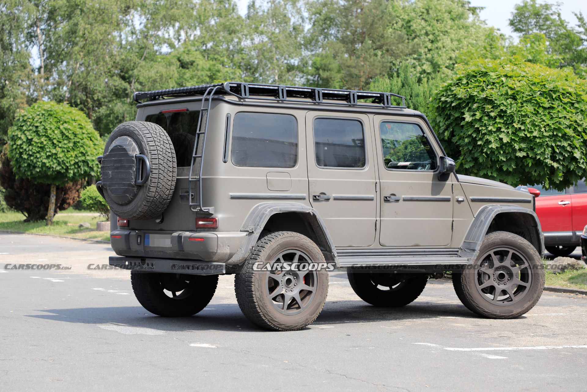 New Mercedes-AMG G-Class 4×4² Is Getting Ready For Munich With A Military-Style Wrap