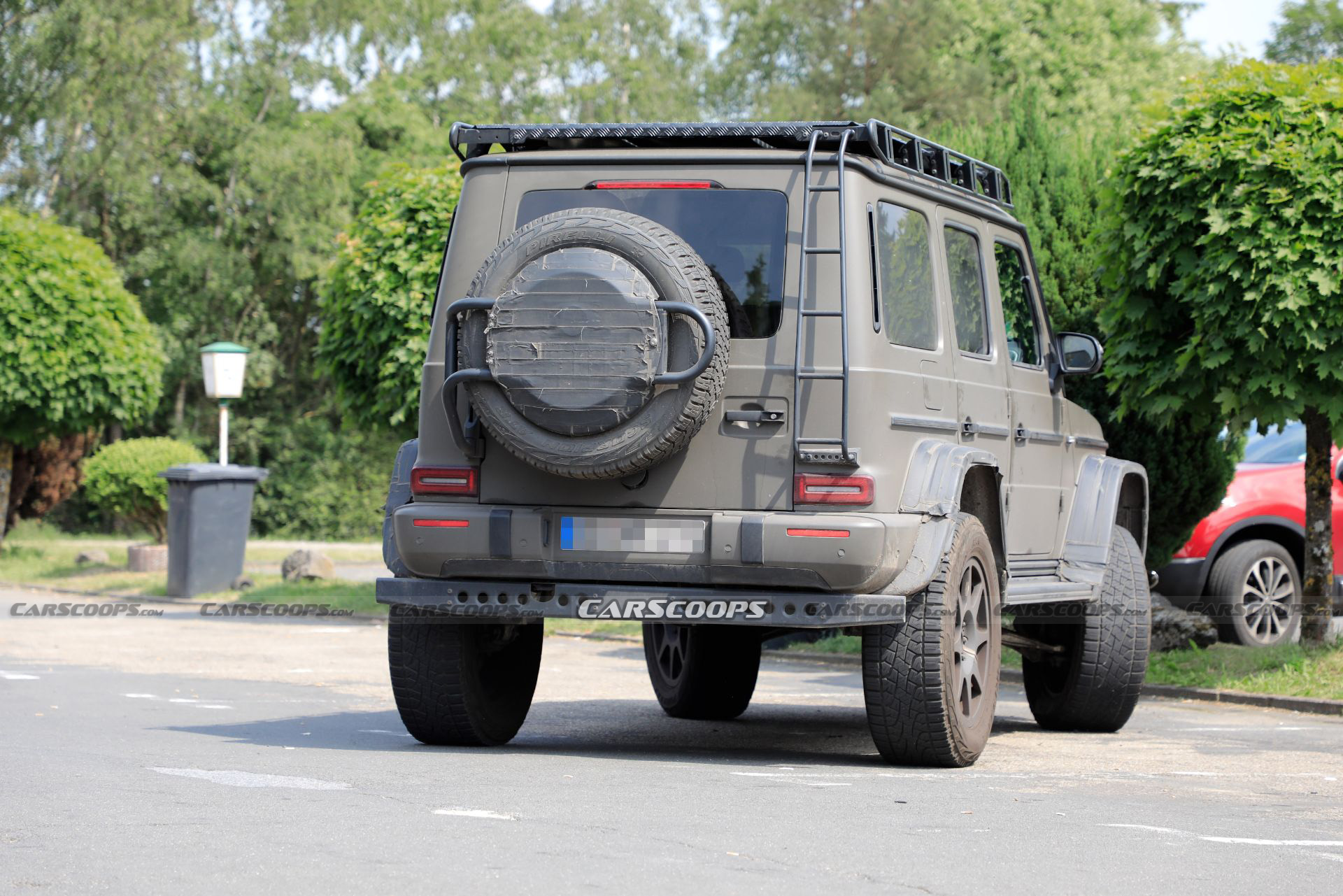 New Mercedes-AMG G-Class 4×4² Is Getting Ready For Munich With A Military-Style Wrap