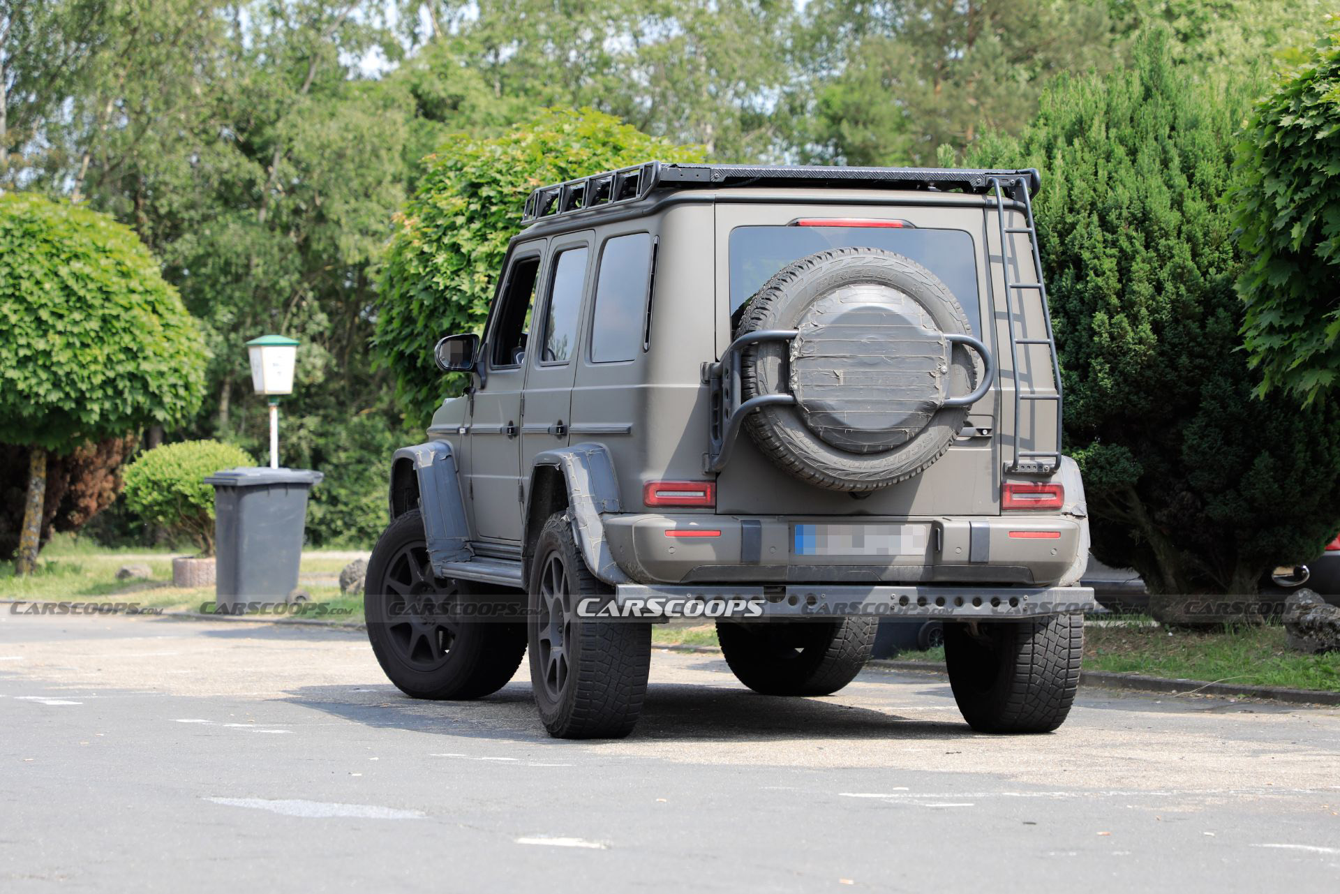 New Mercedes-AMG G-Class 4×4² Is Getting Ready For Munich With A Military-Style Wrap
