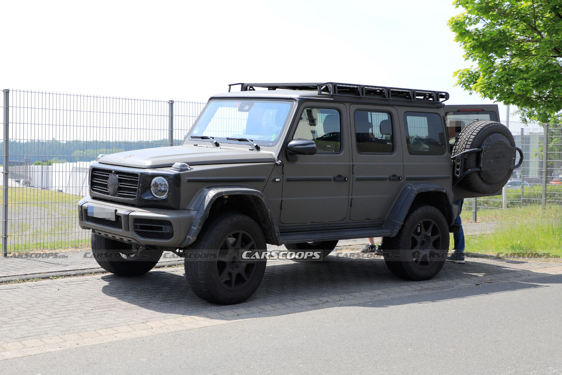 New Mercedes-AMG G-Class 4×4² Is Getting Ready For Munich With A Military-Style Wrap