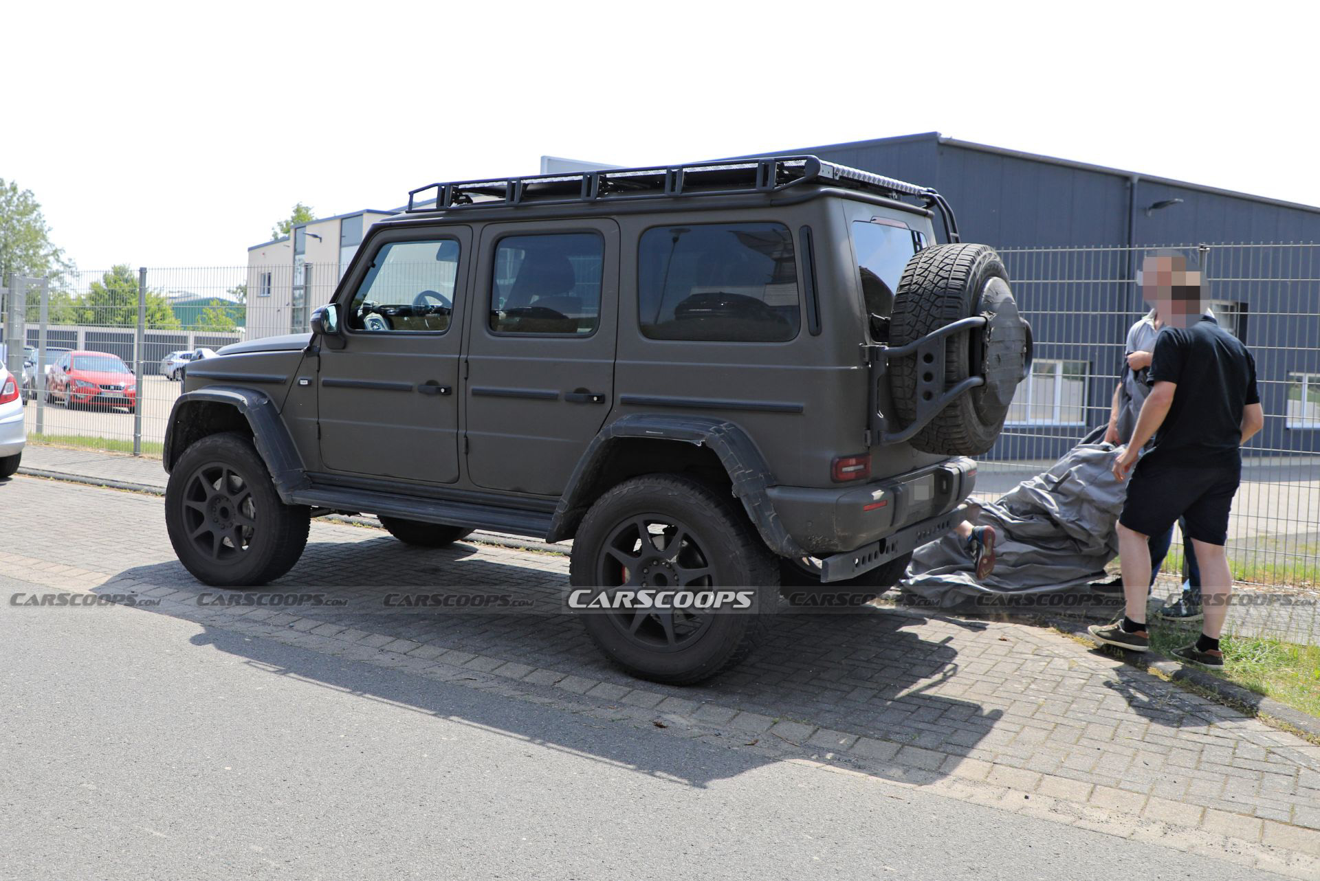 New Mercedes-AMG G-Class 4×4² Is Getting Ready For Munich With A Military-Style Wrap