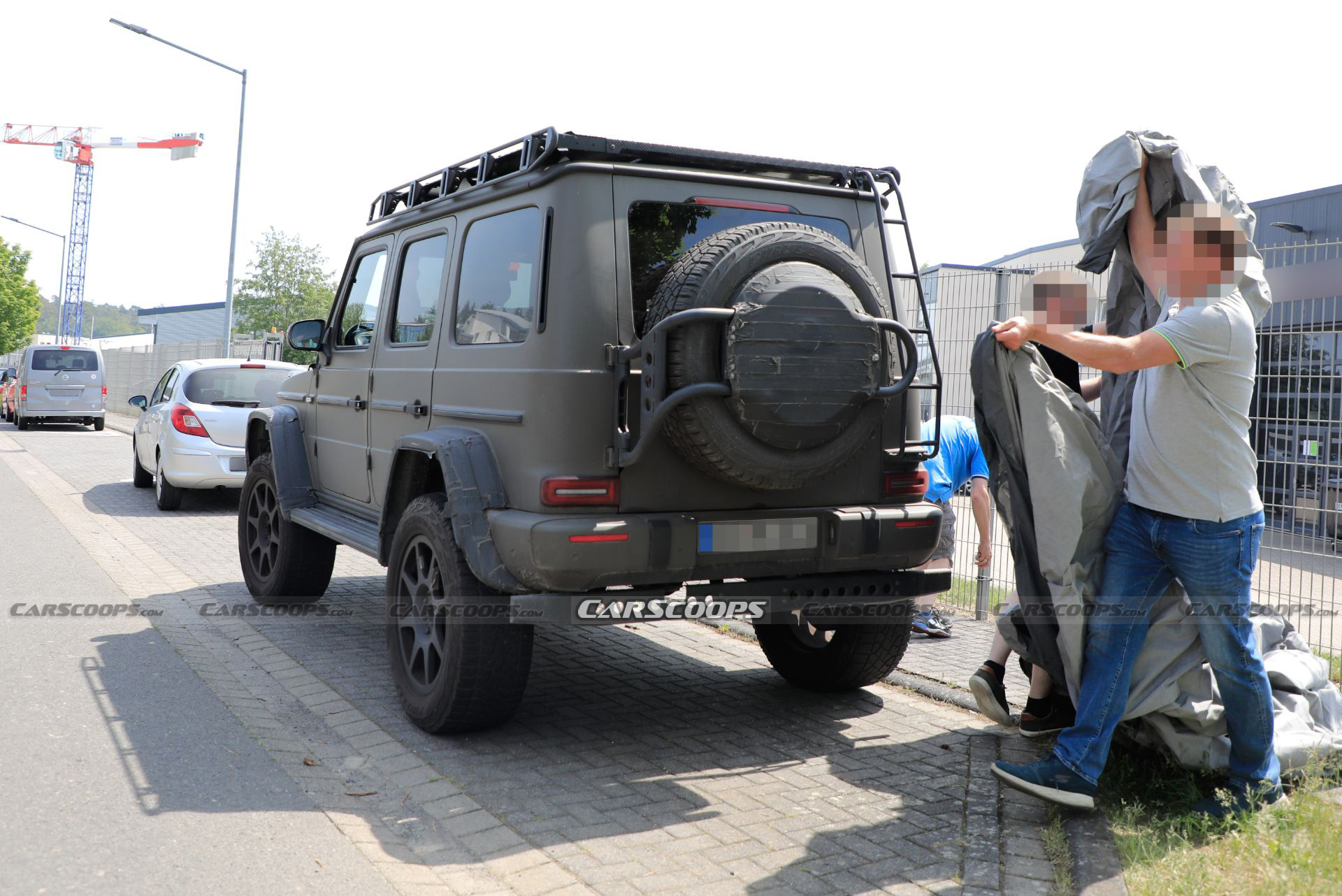 New Mercedes-AMG G-Class 4×4² Is Getting Ready For Munich With A Military-Style Wrap