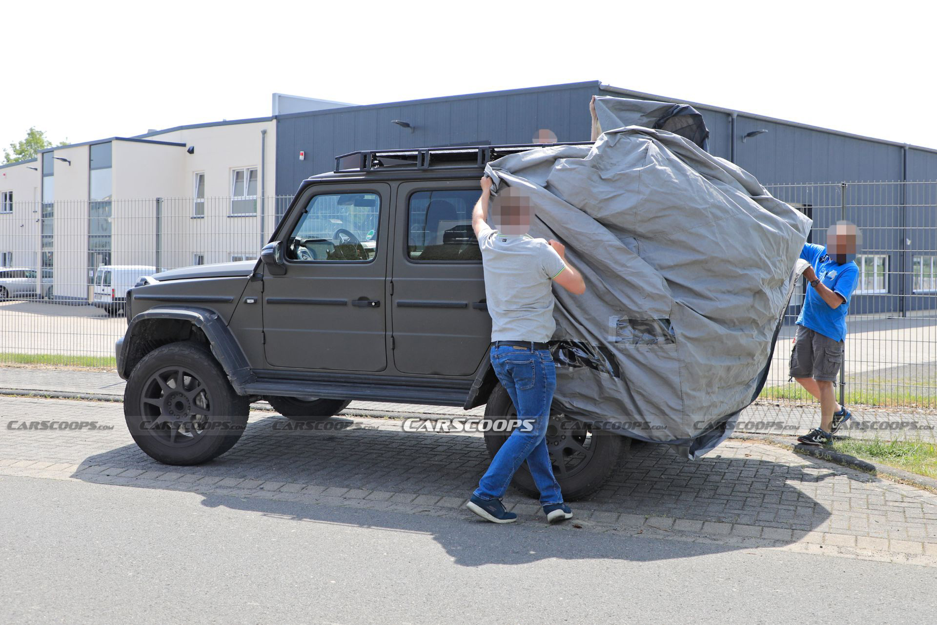 New Mercedes-AMG G-Class 4×4² Is Getting Ready For Munich With A Military-Style Wrap