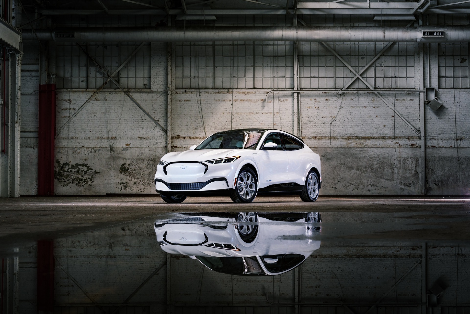 Ford Gets Rollin’ With 2022 Mustang Coupe And Mach-E Ice White Editions