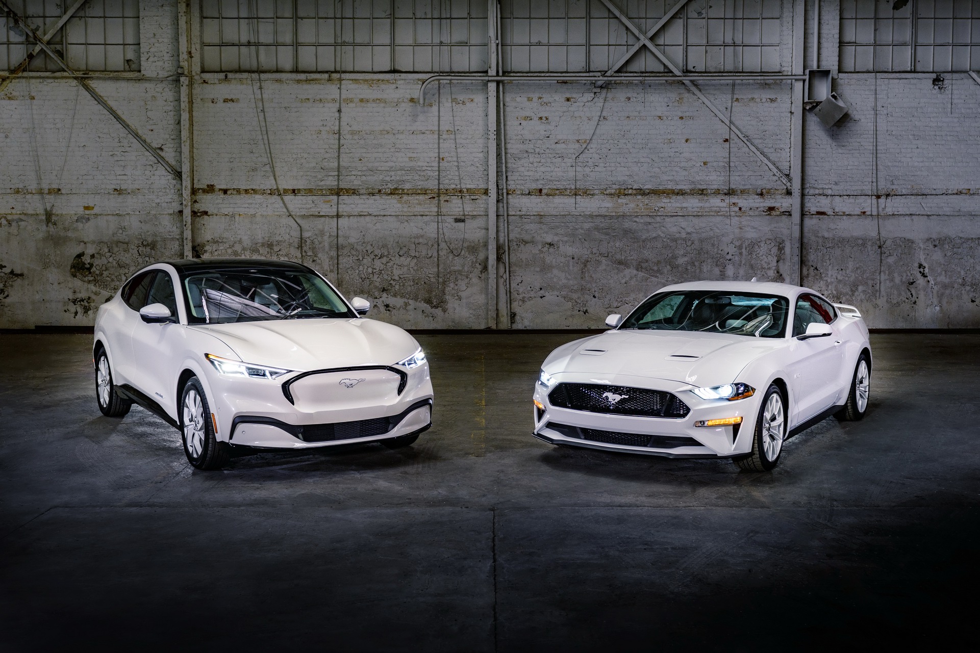Ford Gets Rollin’ With 2022 Mustang Coupe And Mach-E Ice White Editions