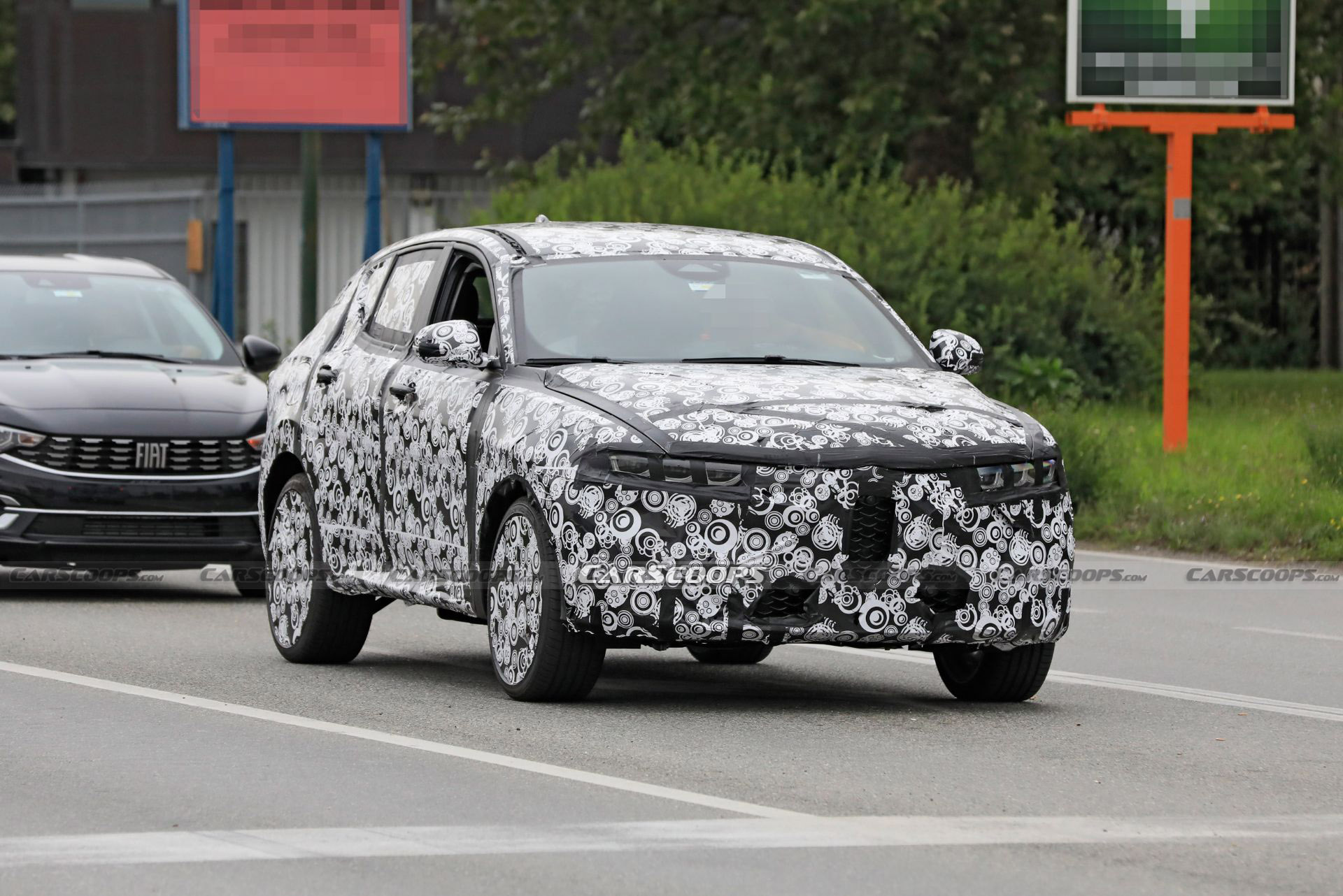 2023 Alfa Romeo Tonale Spied With A Jeep-Branded Engine