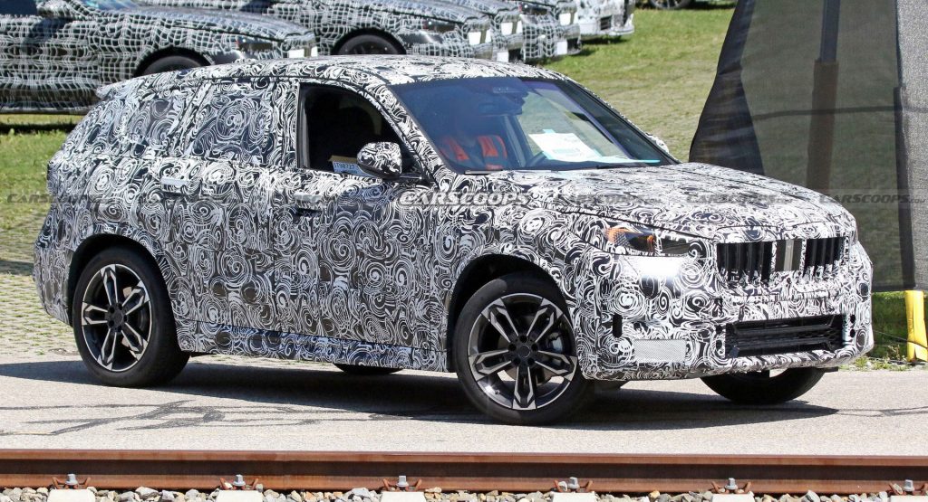  2023 BMW X1 Spied With Production Headlights