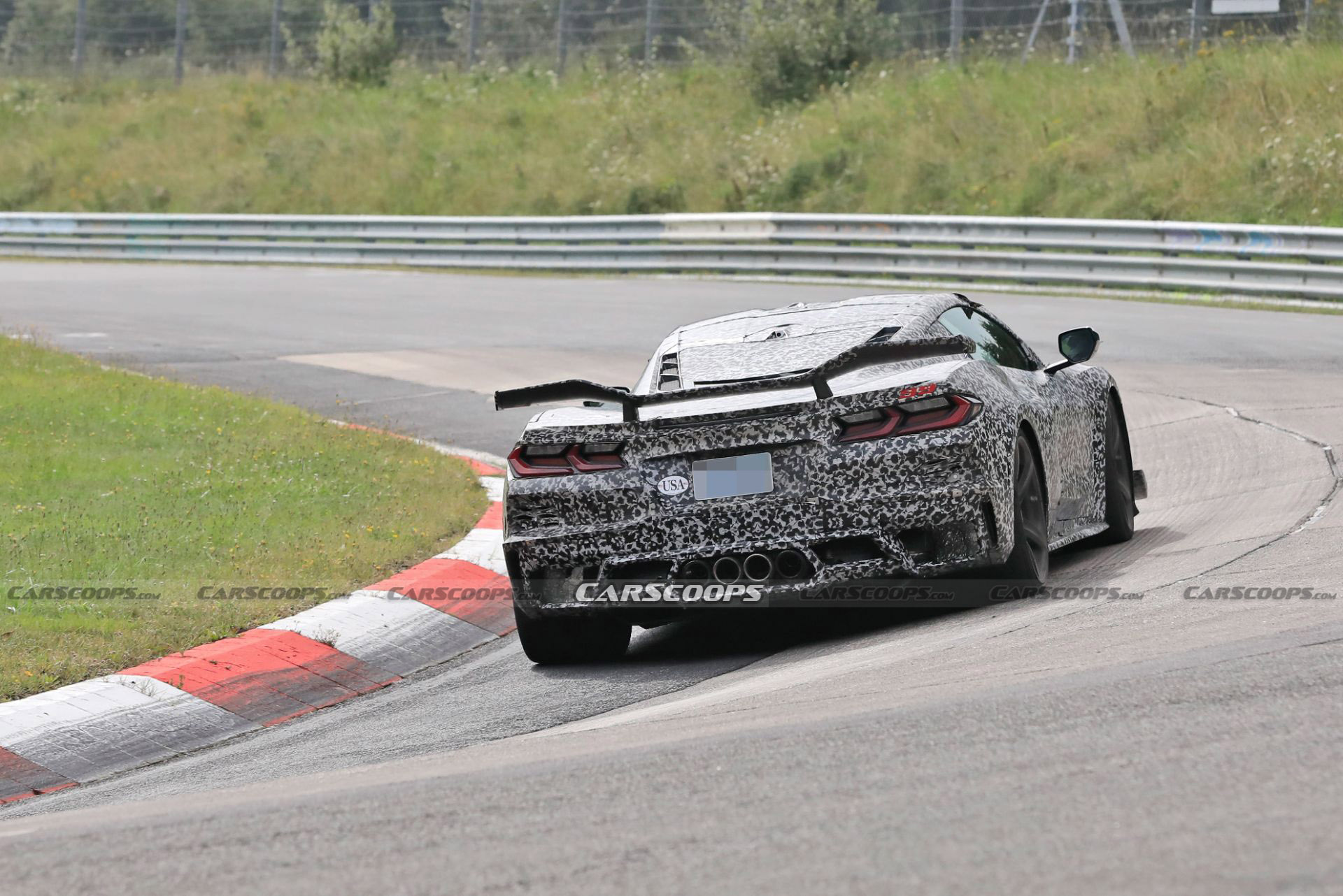 2023 Chevrolet Corvette Z06 Caught Testing At The Nurburgring And It’s Looking Quite Angry