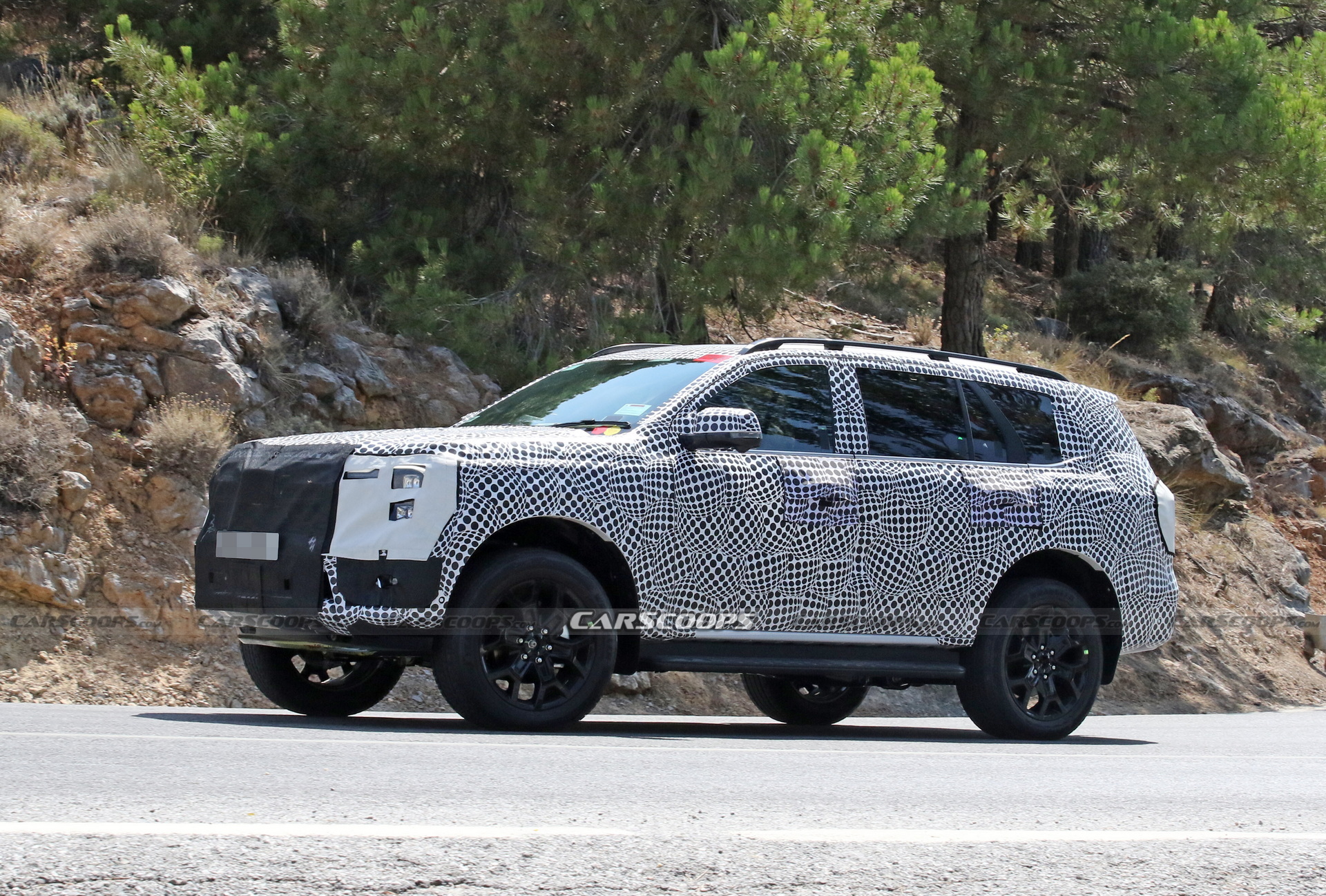 Ford Caught Testing Possible Hybrid Everest In Europe