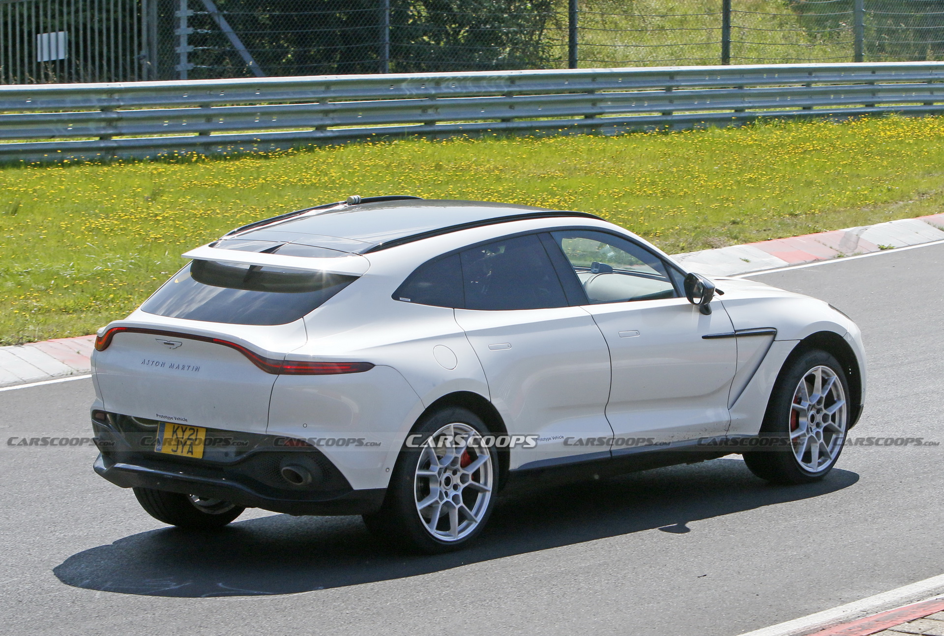 Aston Martin Is Testing Its DBX Hybrid At The ‘Ring