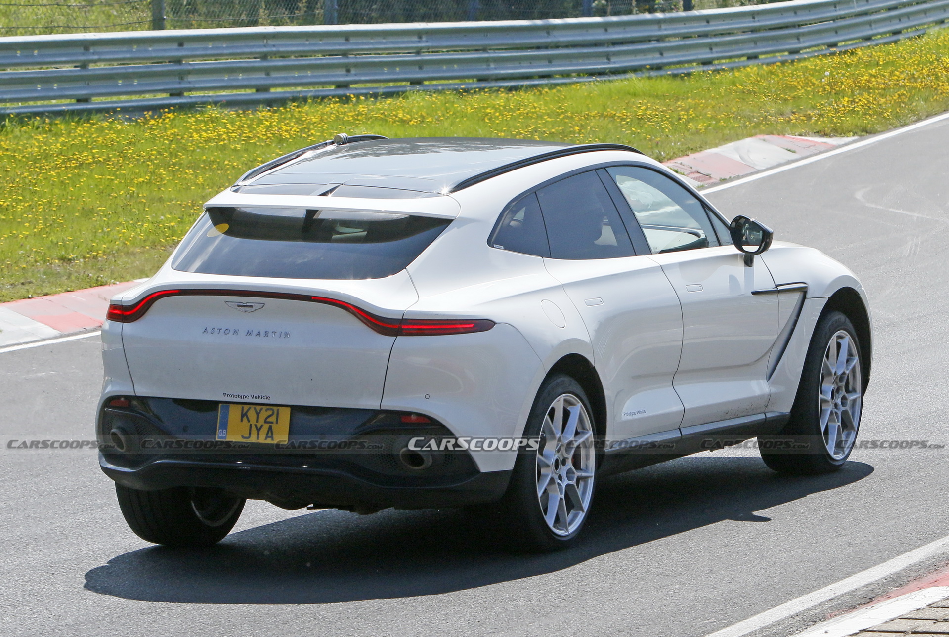 Aston Martin Is Testing Its DBX Hybrid At The ‘Ring