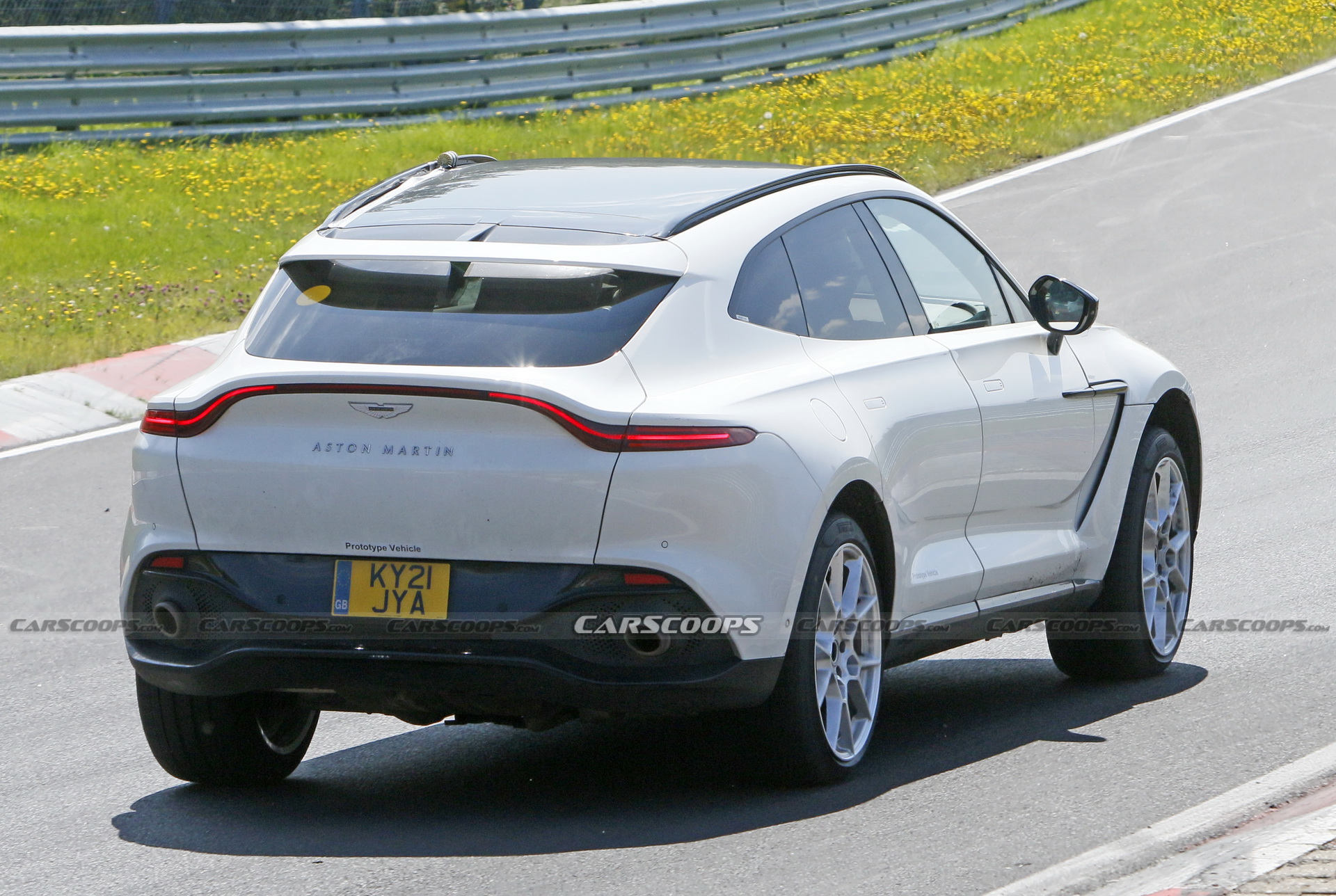 Aston Martin Is Testing Its DBX Hybrid At The ‘Ring