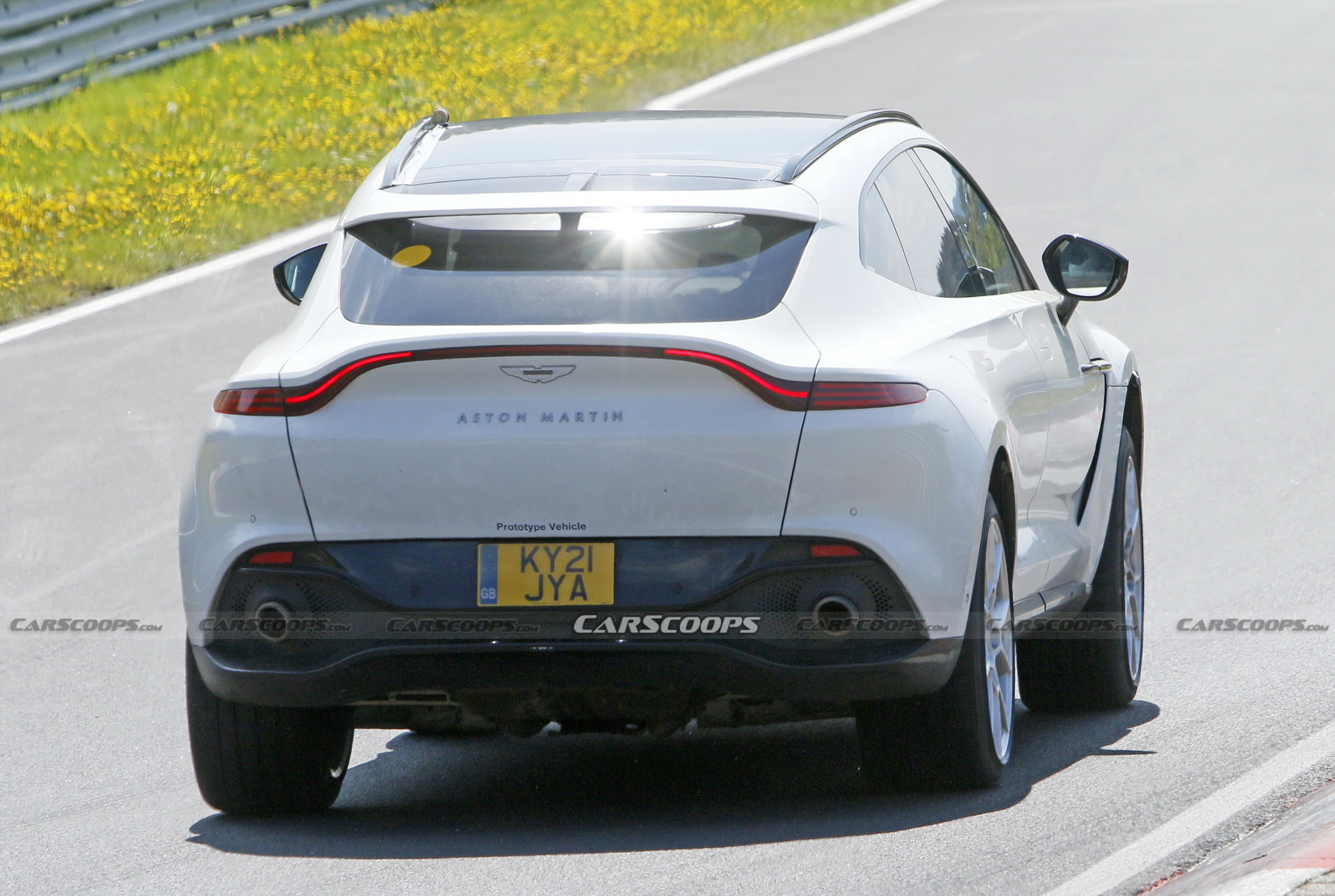 Aston Martin Is Testing Its DBX Hybrid At The ‘Ring