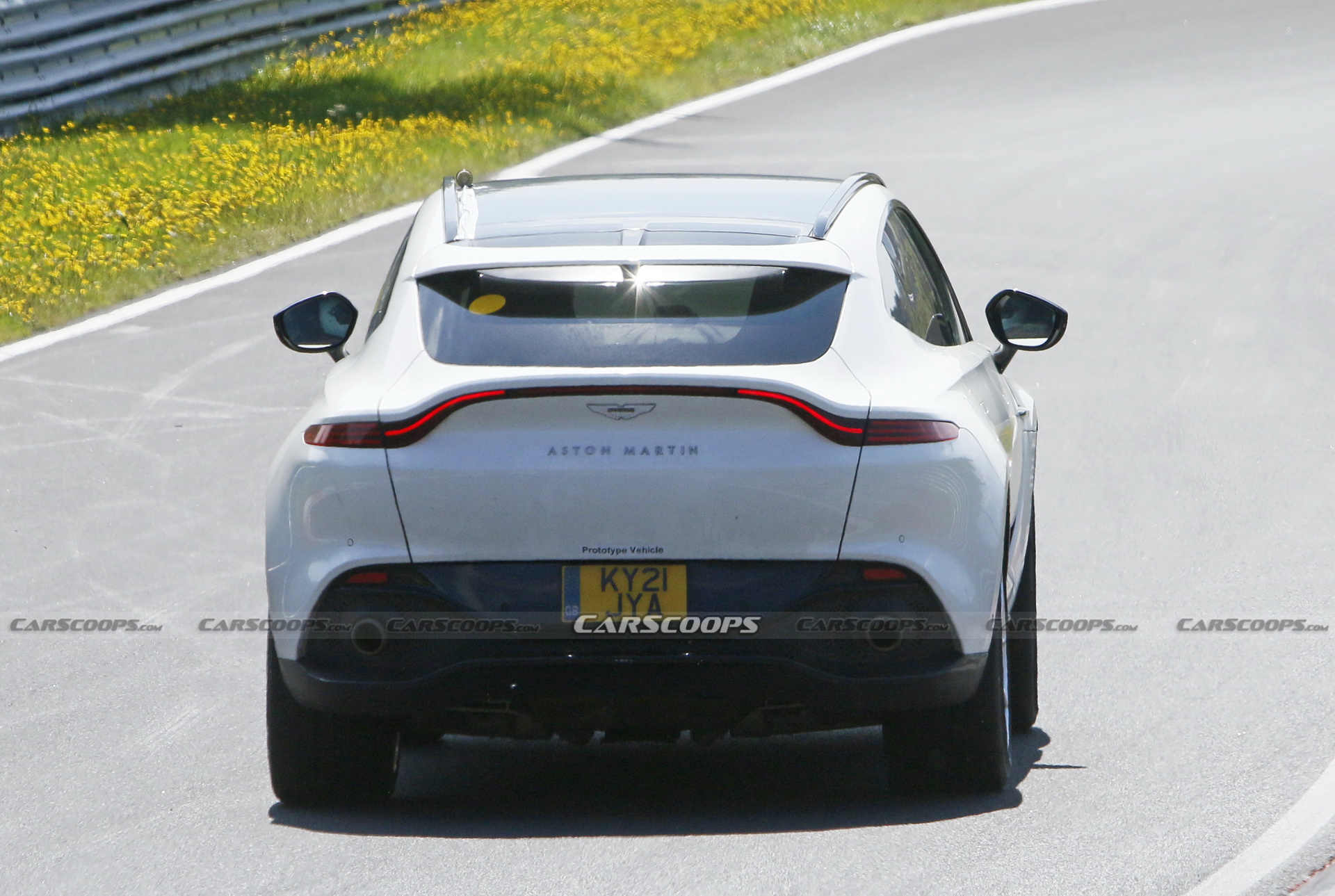 Aston Martin Is Testing Its DBX Hybrid At The ‘Ring