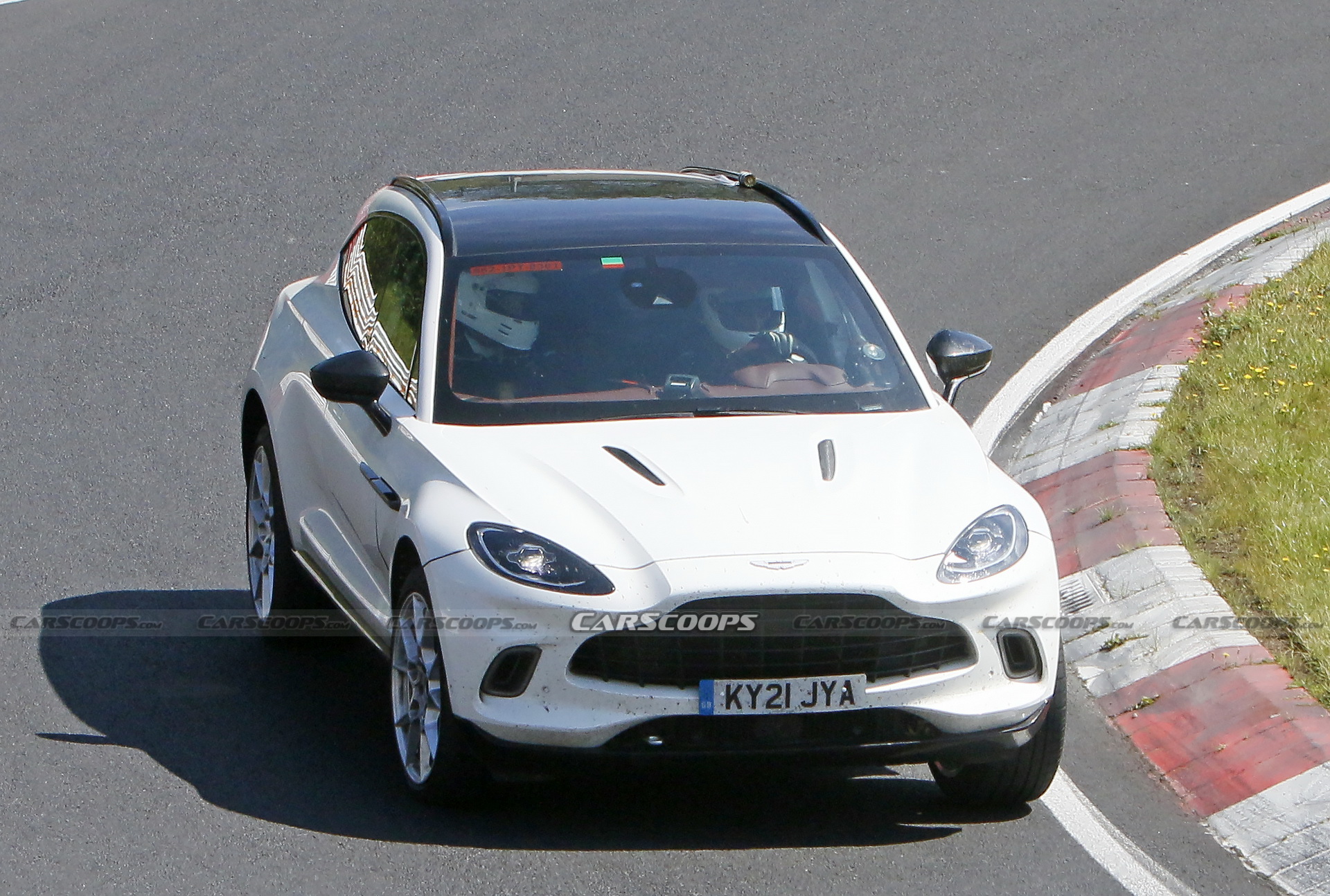Aston Martin Is Testing Its DBX Hybrid At The ‘Ring