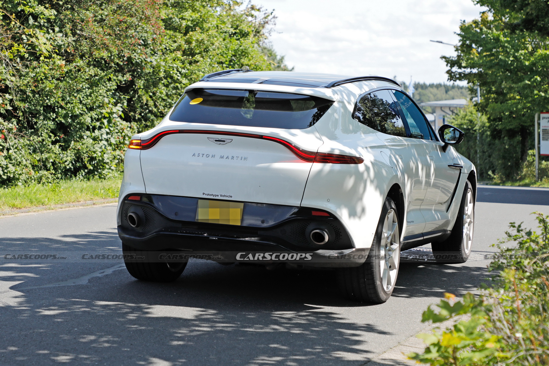 Aston Martin Is Testing Its DBX Hybrid At The ‘Ring