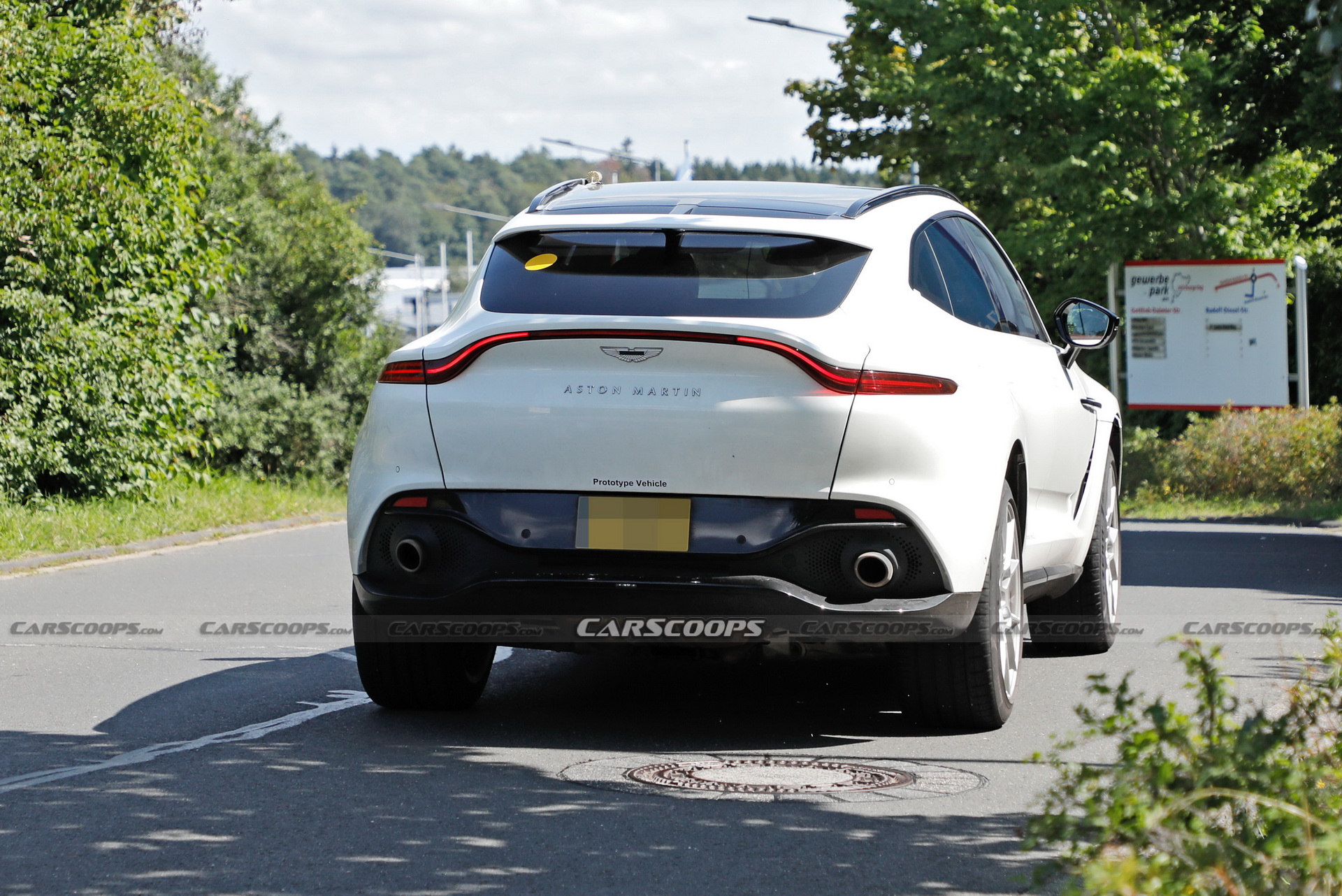 Aston Martin Is Testing Its DBX Hybrid At The ‘Ring
