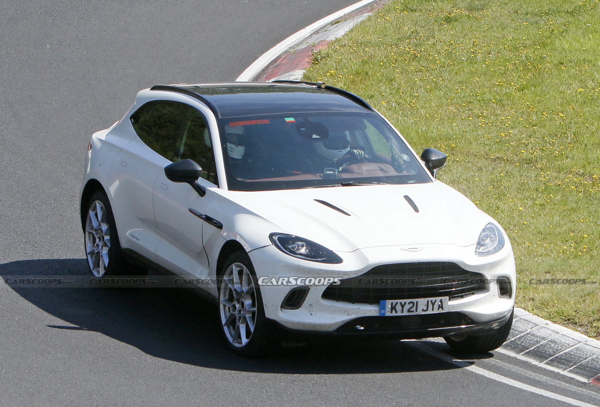Aston Martin Is Testing Its DBX Hybrid At The ‘Ring