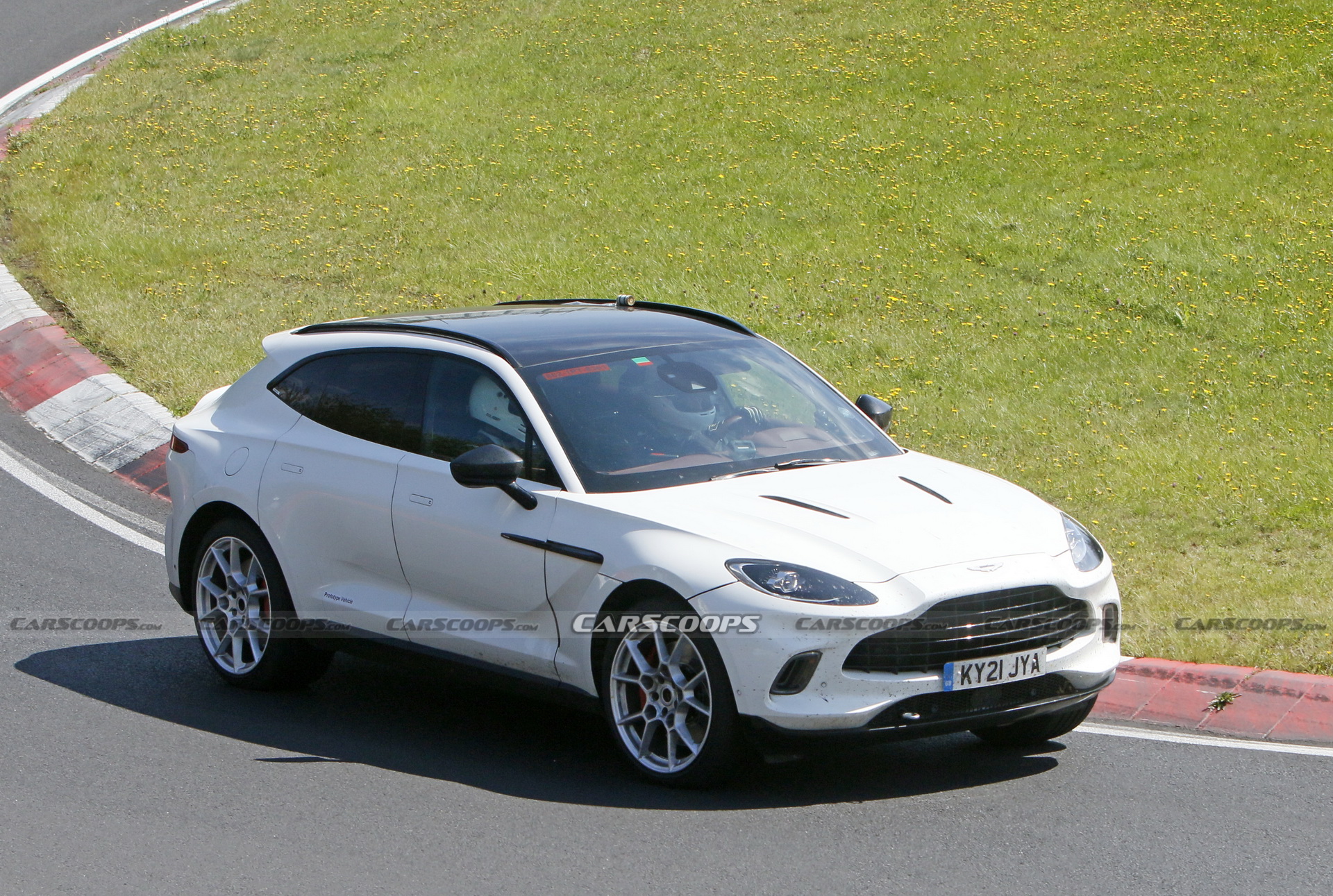 Aston Martin Is Testing Its DBX Hybrid At The ‘Ring