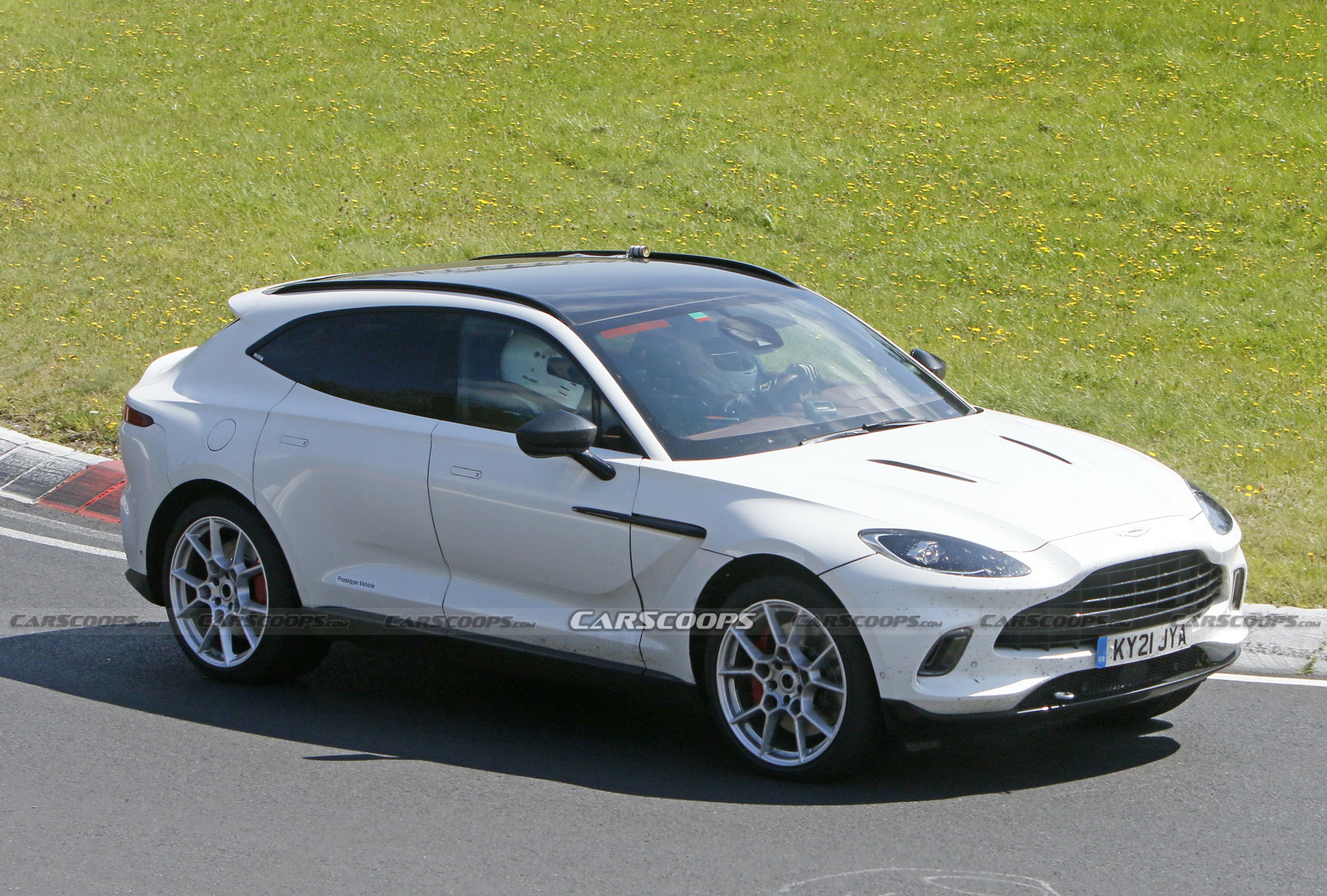 Aston Martin Is Testing Its DBX Hybrid At The ‘Ring