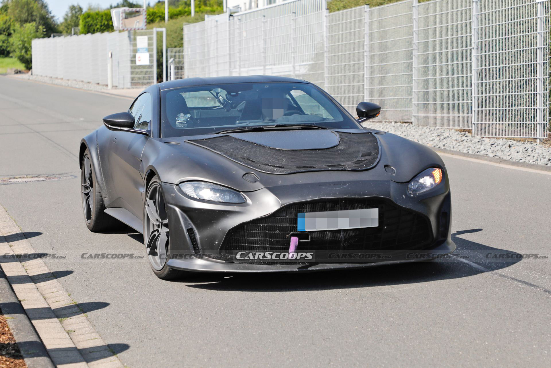 Hotter Aston Martin Vantage Prototype Spied Possibly Hiding A V12 Engine