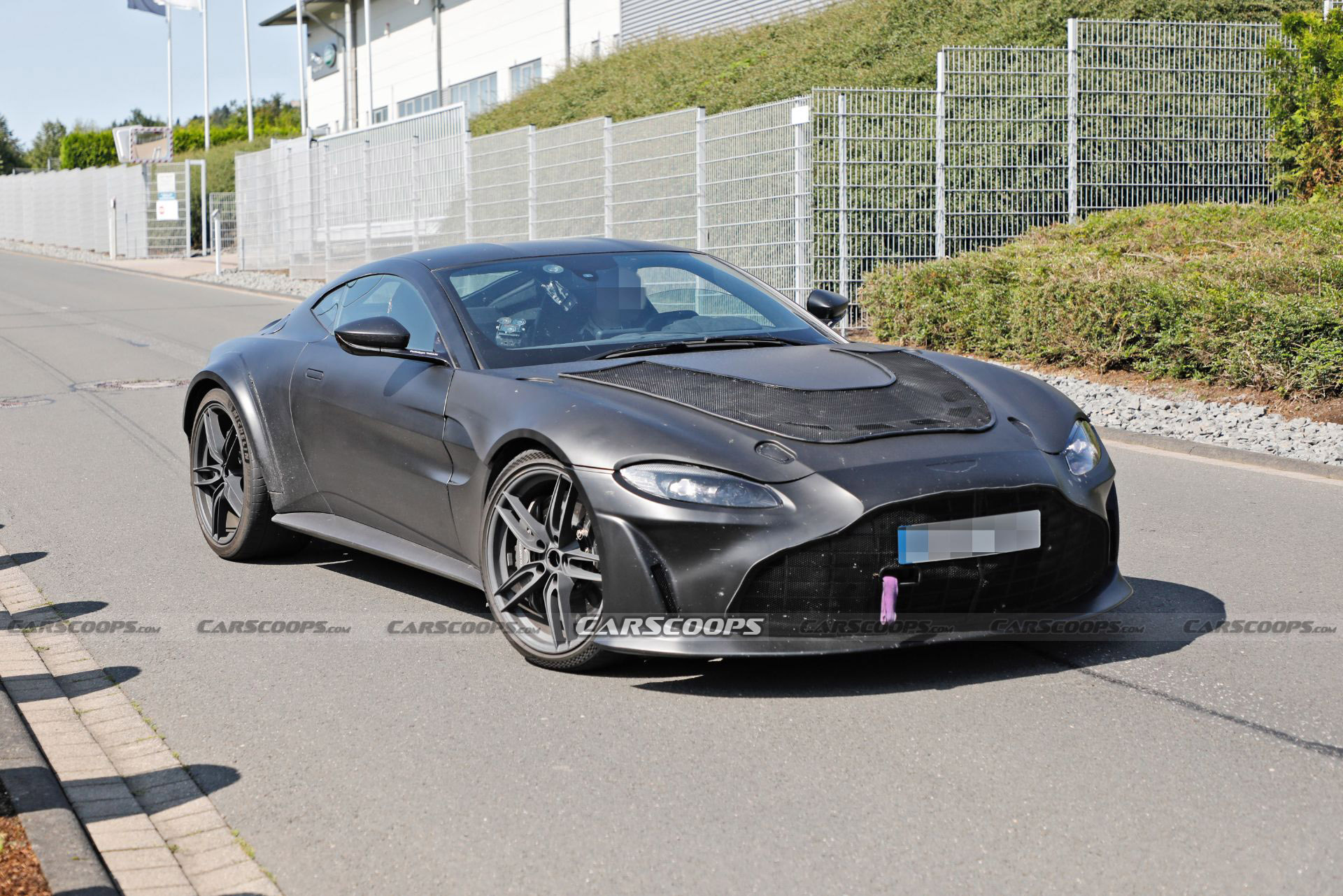 Hotter Aston Martin Vantage Prototype Spied Possibly Hiding A V12 Engine
