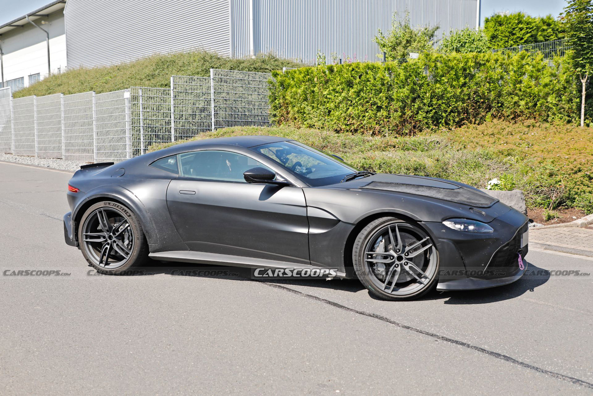 Hotter Aston Martin Vantage Prototype Spied Possibly Hiding A V12 Engine