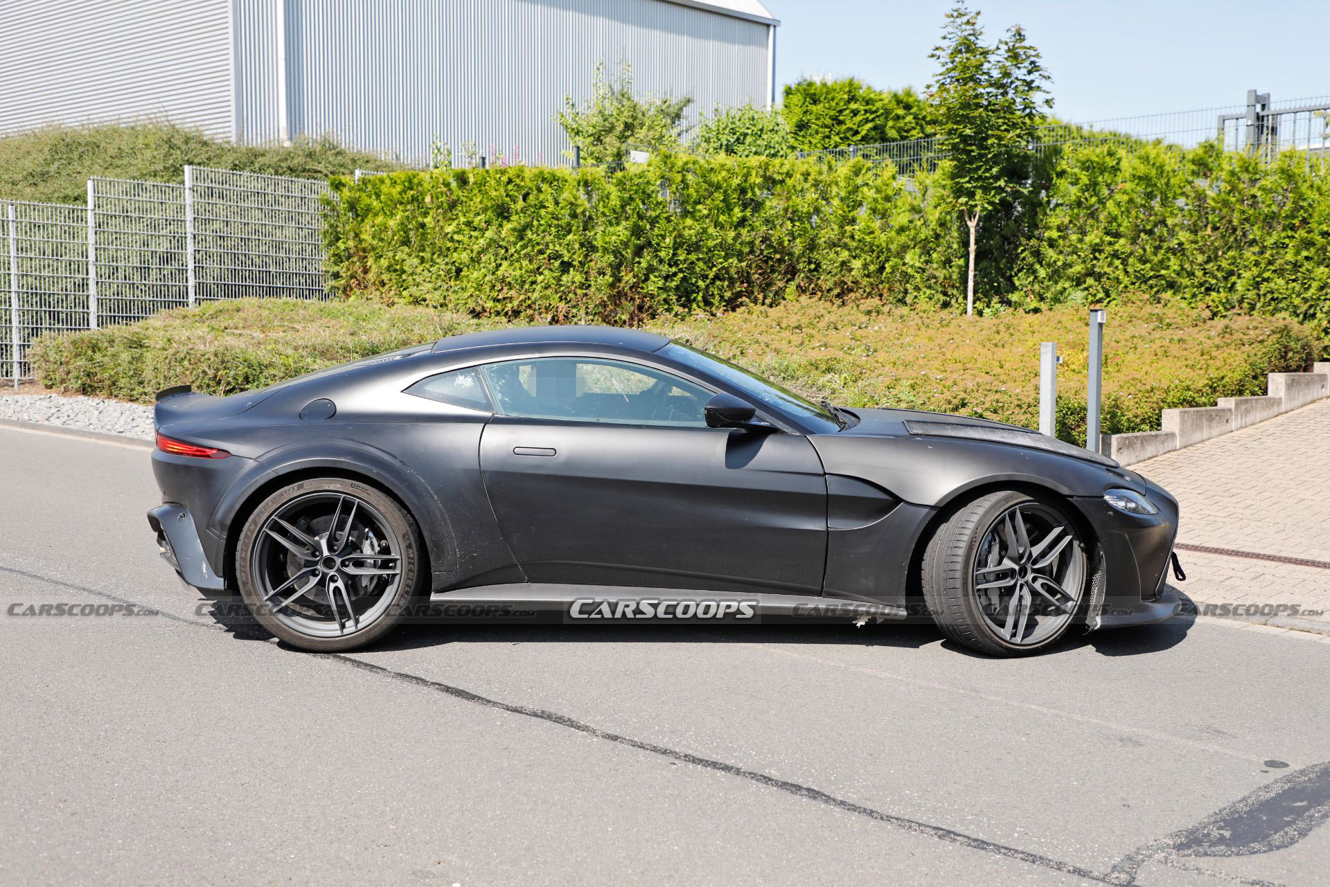 Hotter Aston Martin Vantage Prototype Spied Possibly Hiding A V12 Engine