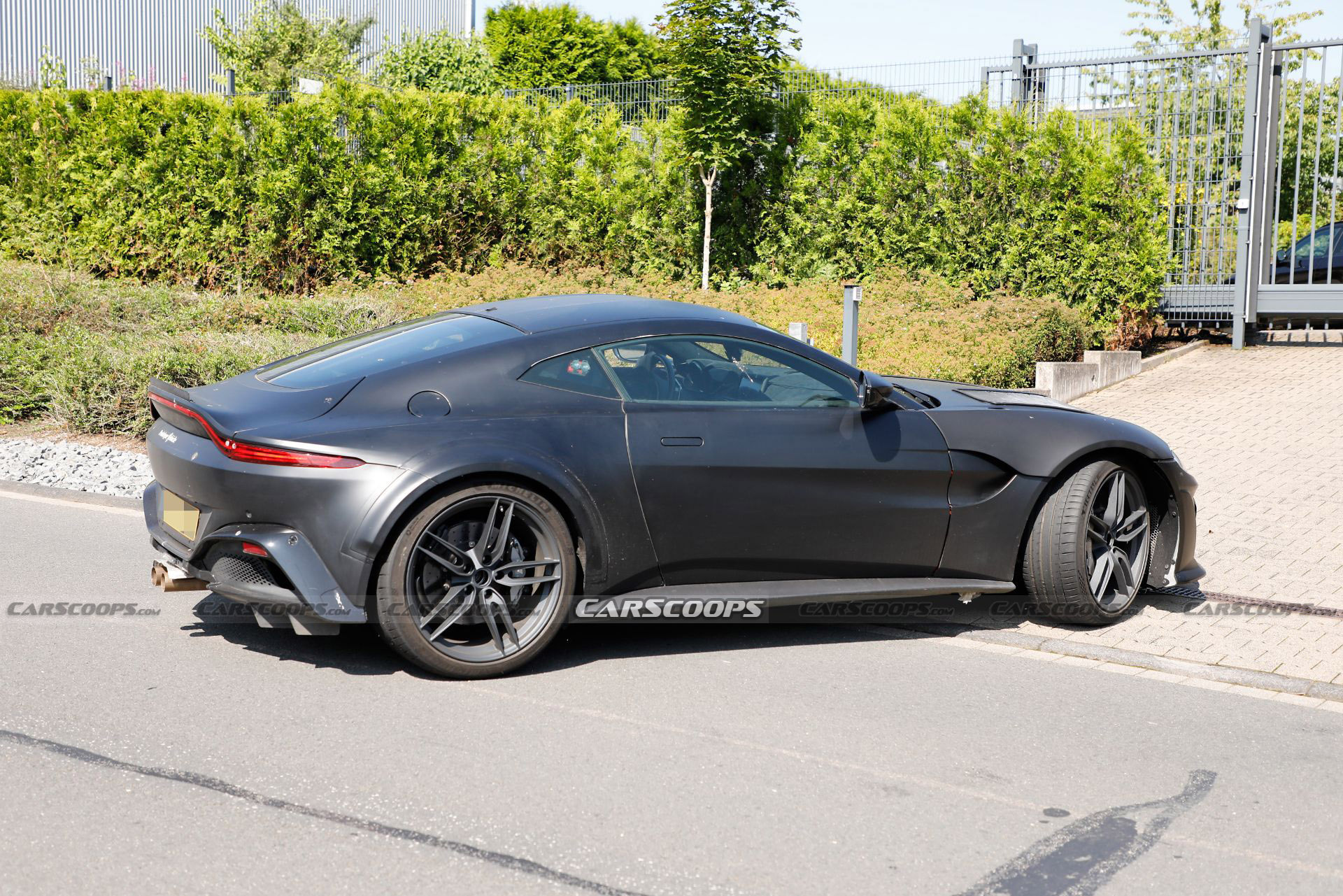 Hotter Aston Martin Vantage Prototype Spied Possibly Hiding A V12 Engine