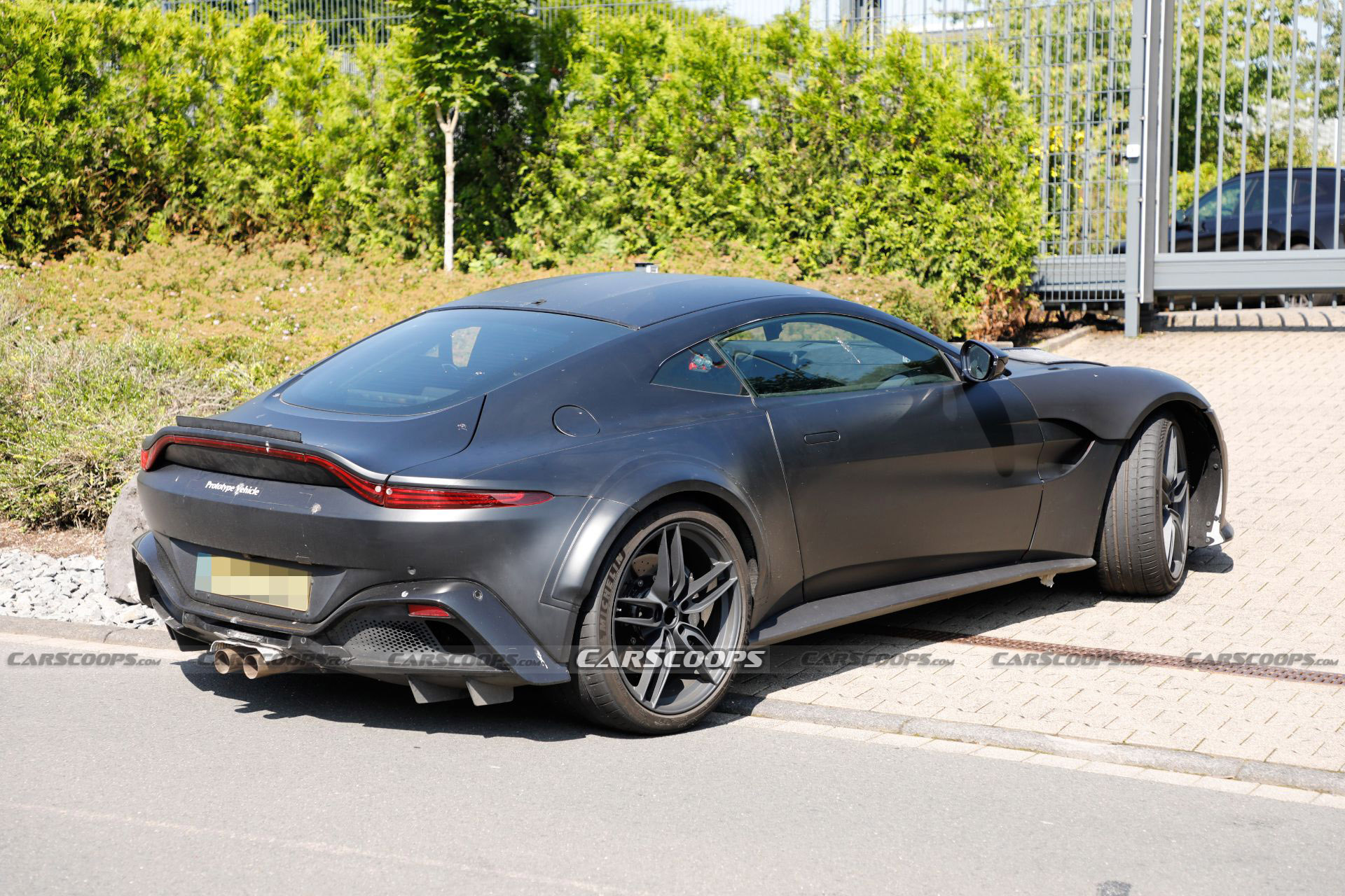 Hotter Aston Martin Vantage Prototype Spied Possibly Hiding A V12 Engine